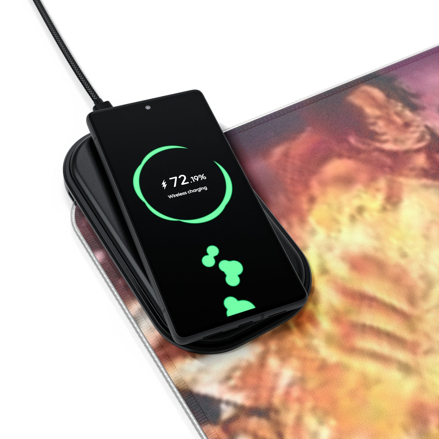 Luffy x Law - LED Gaming Mouse Pad with Wireless Charging