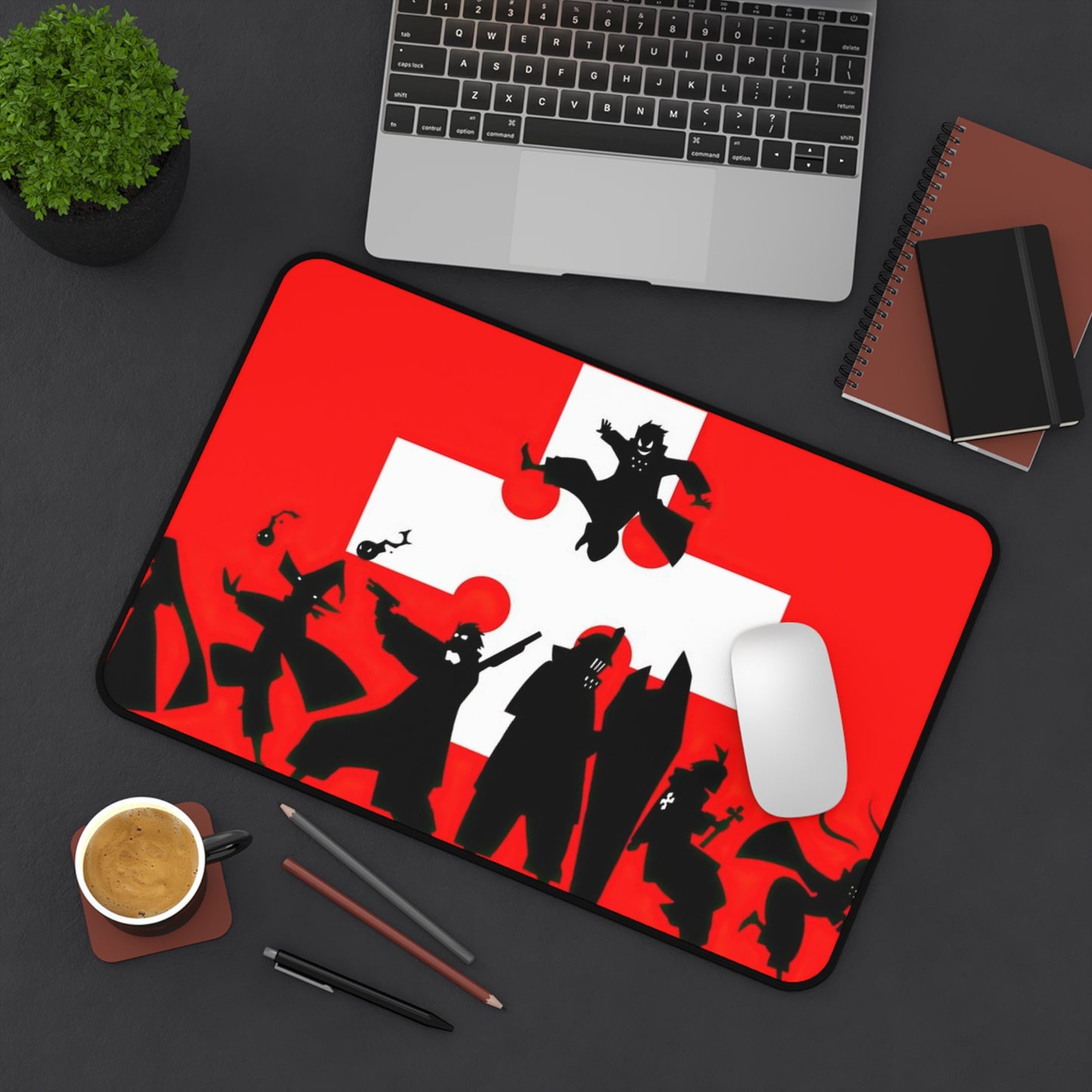 Fire force, company 8 - Anime-Inspired Desk Mat
