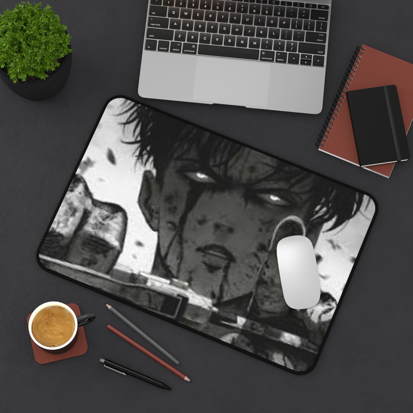 Captain Levi Ackerman, AOT - Anime Desk Mat