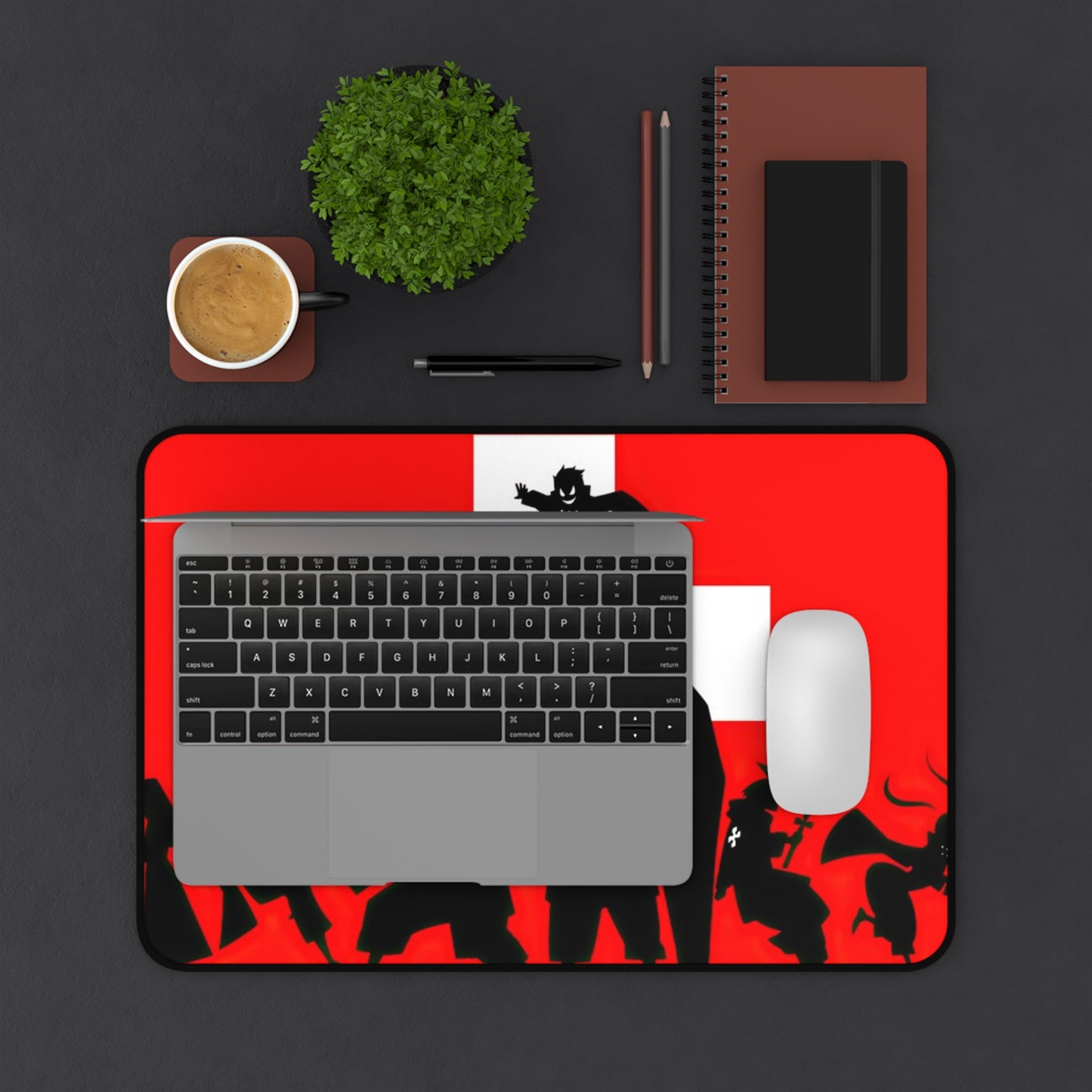 Fire force, company 8 - Anime-Inspired Desk Mat