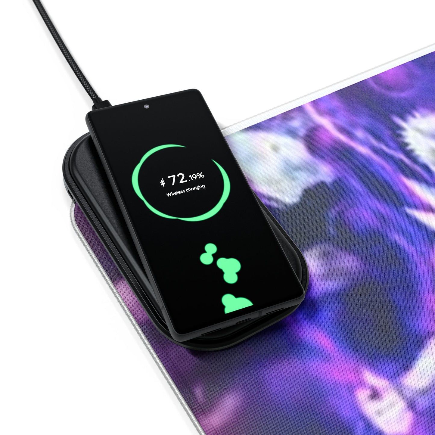 Naruto, Obito x madara - LED Gaming Mouse Pad, Wireless Charging