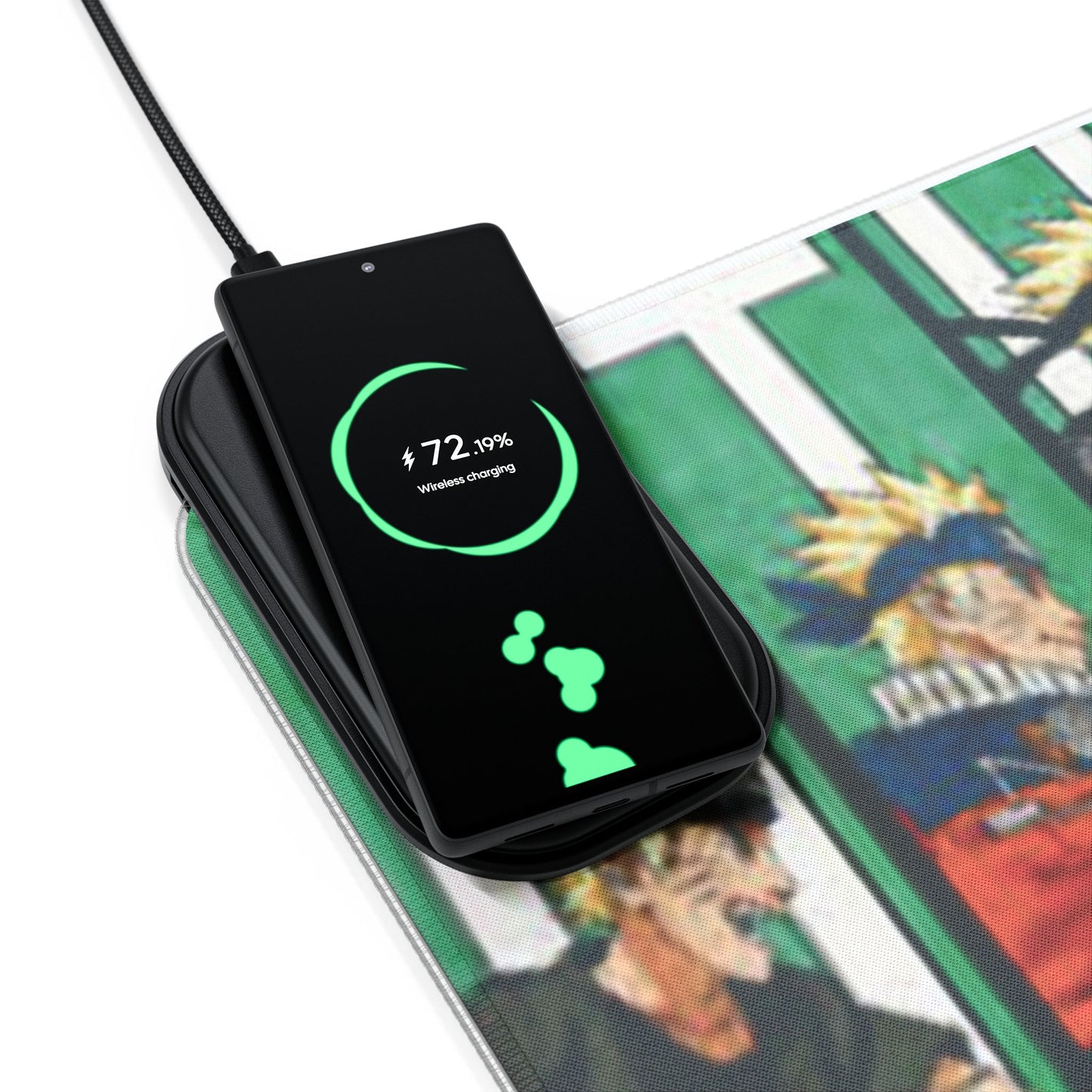 Naruto LED Wireless Charging Gaming Mouse Pad