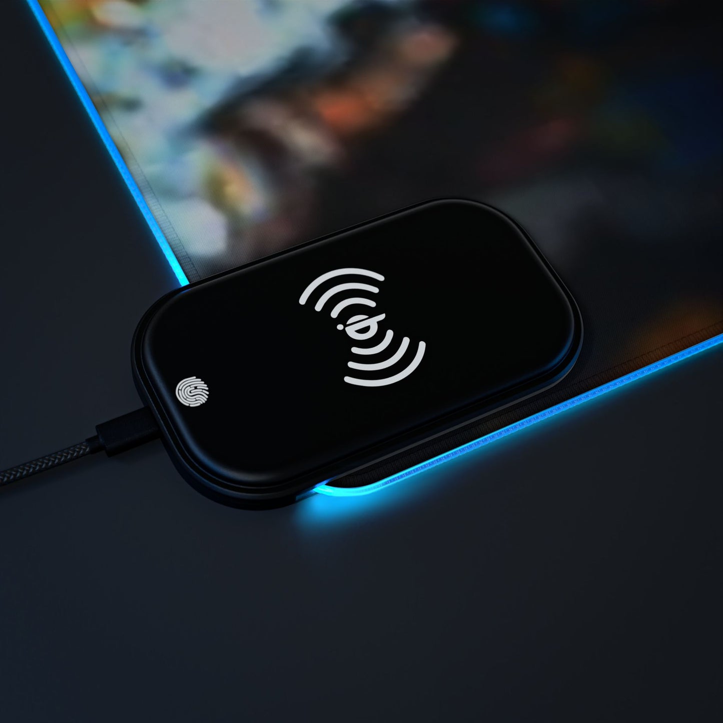 Luffy, one piece - LED Wireless Charging Gaming Mouse Pad