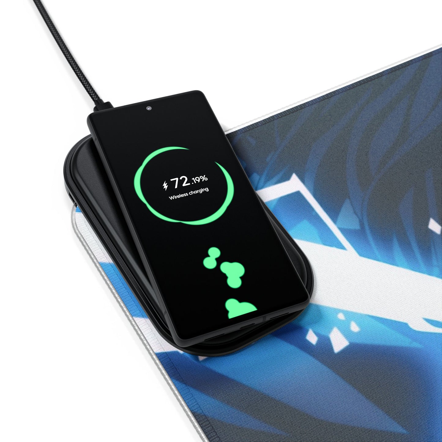 Sasuke Uchiha - LED Gaming Mouse Pad with Wireless Charging
