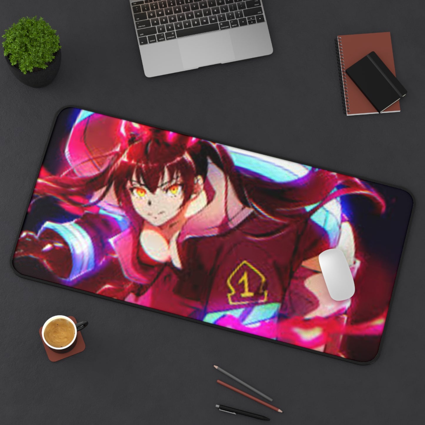Fire force, Tamaki - Anime Desk Mat with Vibrant Design