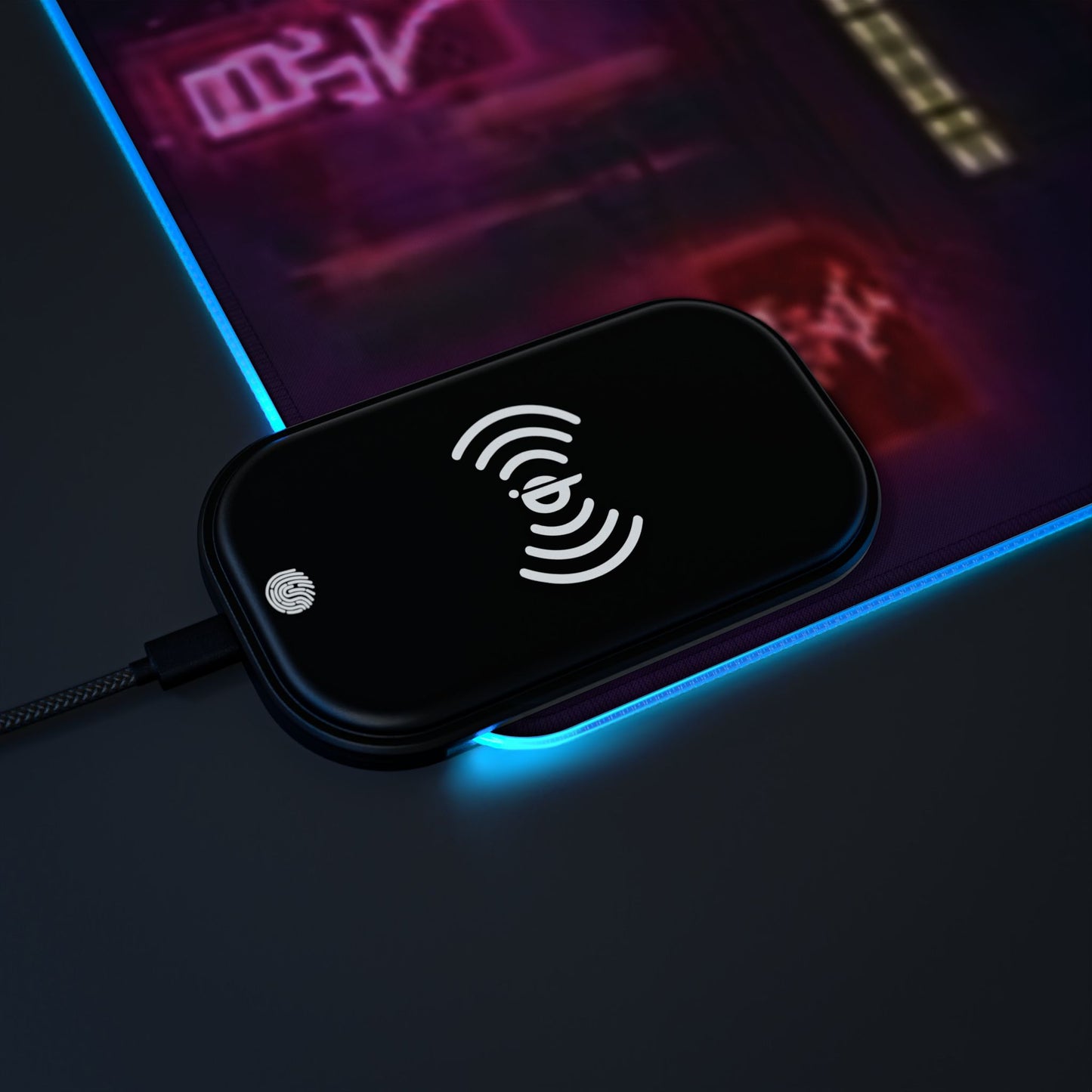 Naruto, Rain Village - LED Wireless Charging Gaming Mouse Pad