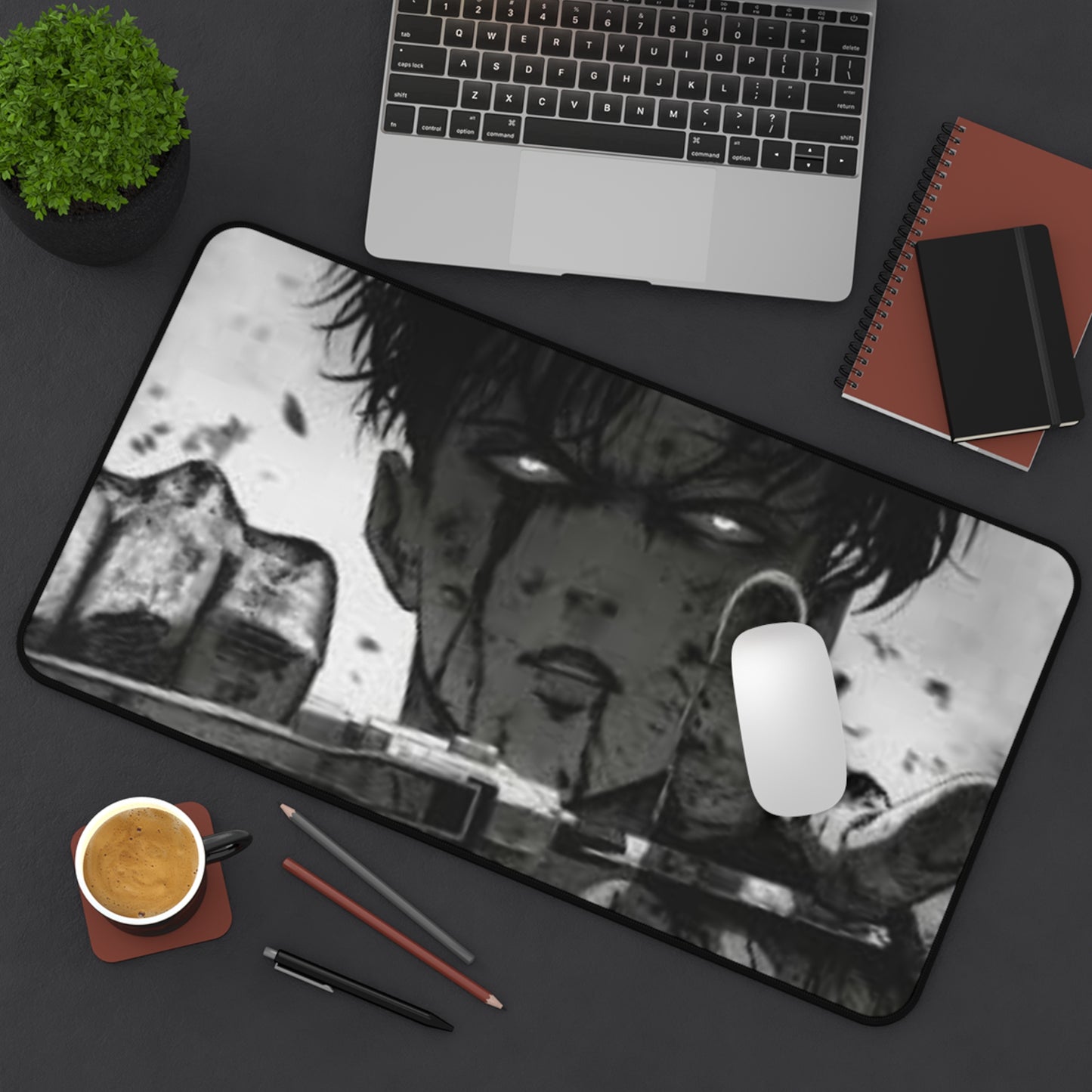Captain Levi Ackerman, AOT - Anime Desk Mat