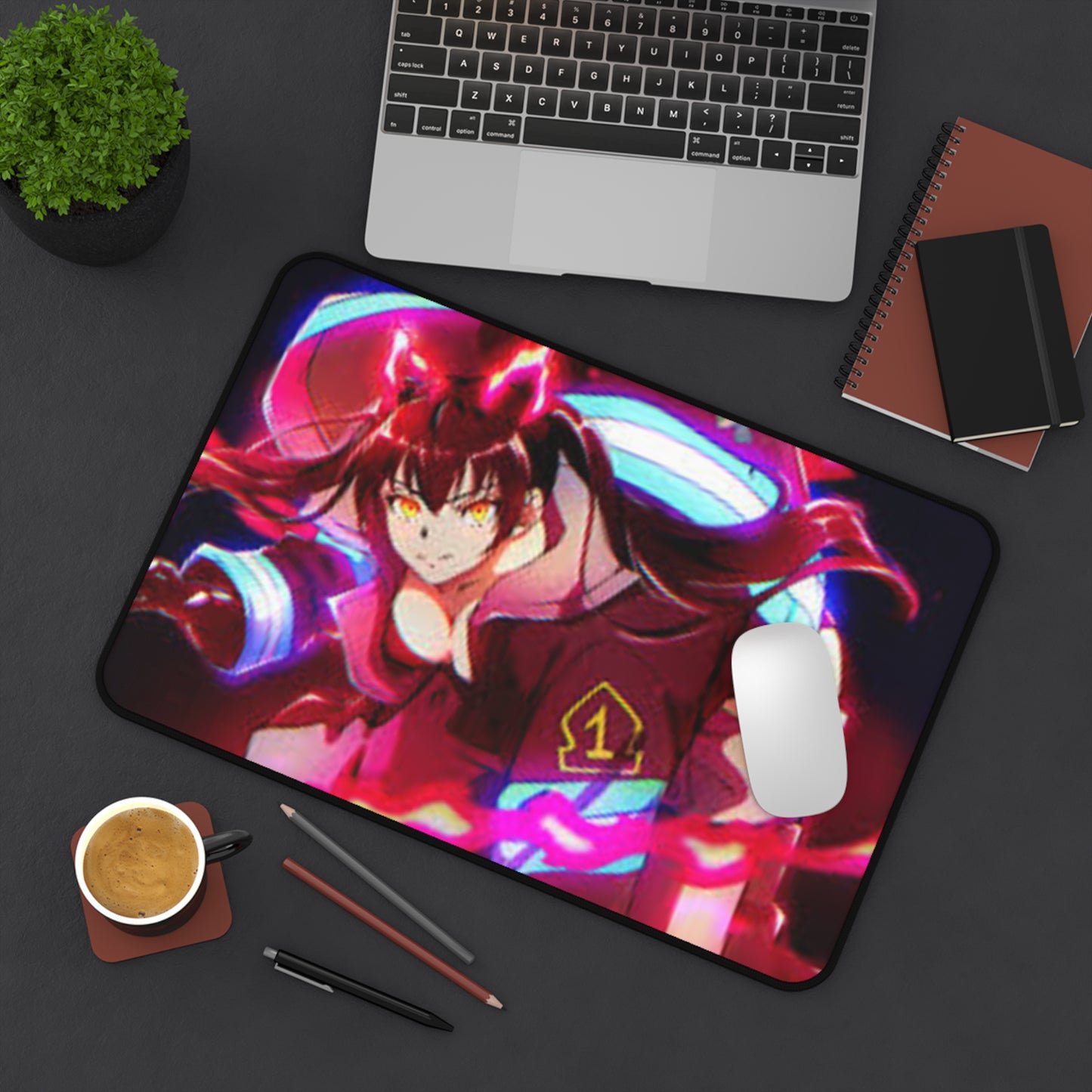 Fire force, Tamaki - Anime Desk Mat with Vibrant Design