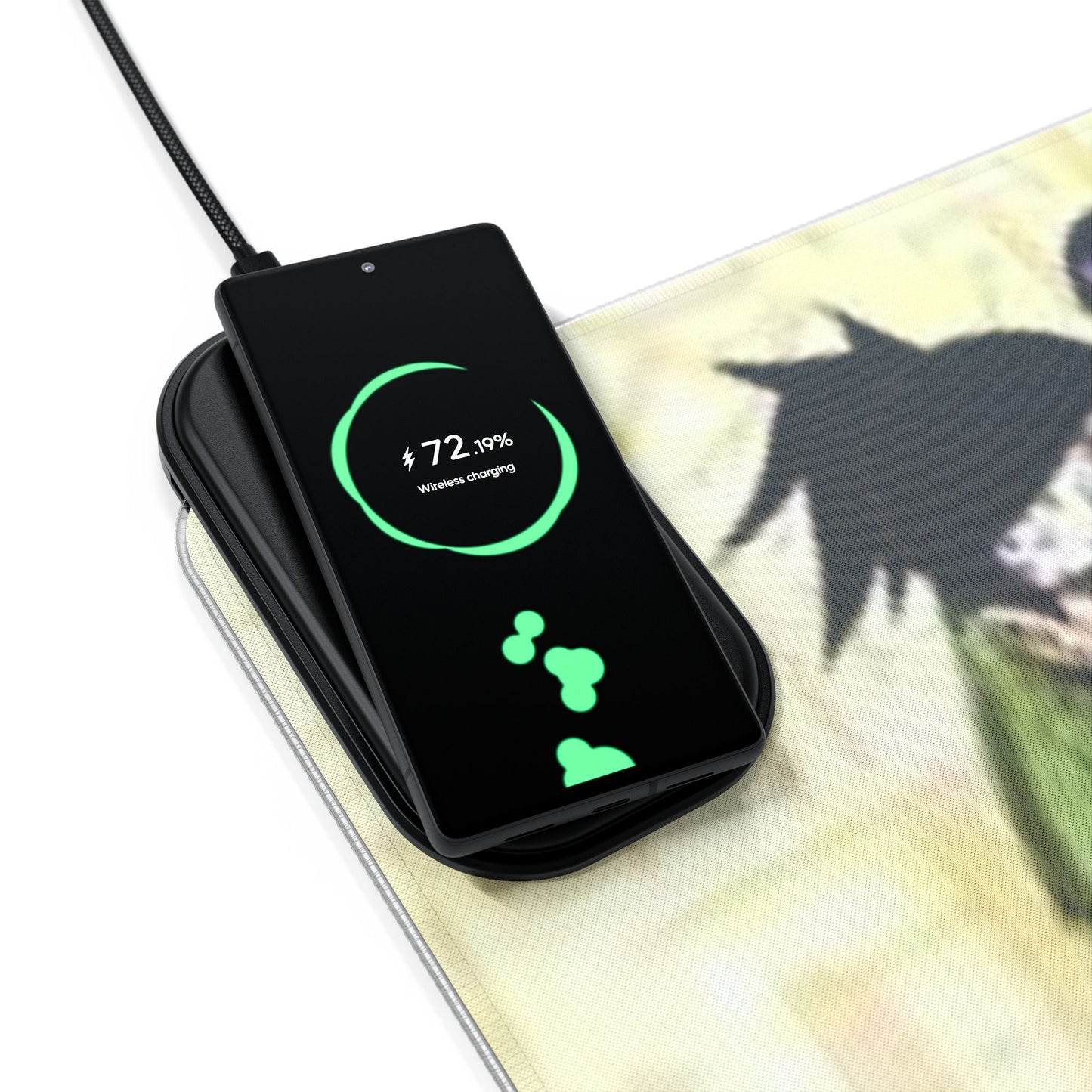Naruto, LED Gaming Mouse Pad with Wireless Charging