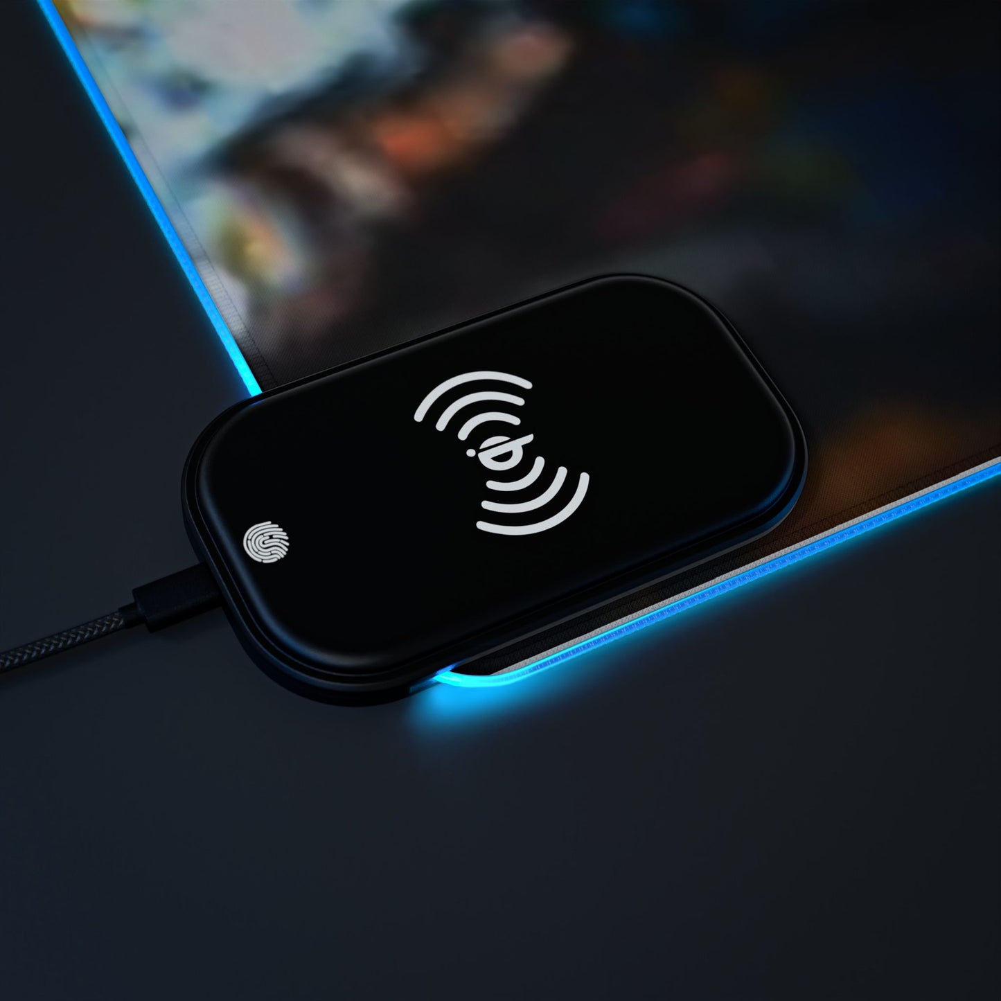 Luffy, one piece - LED Wireless Charging Gaming Mouse Pad