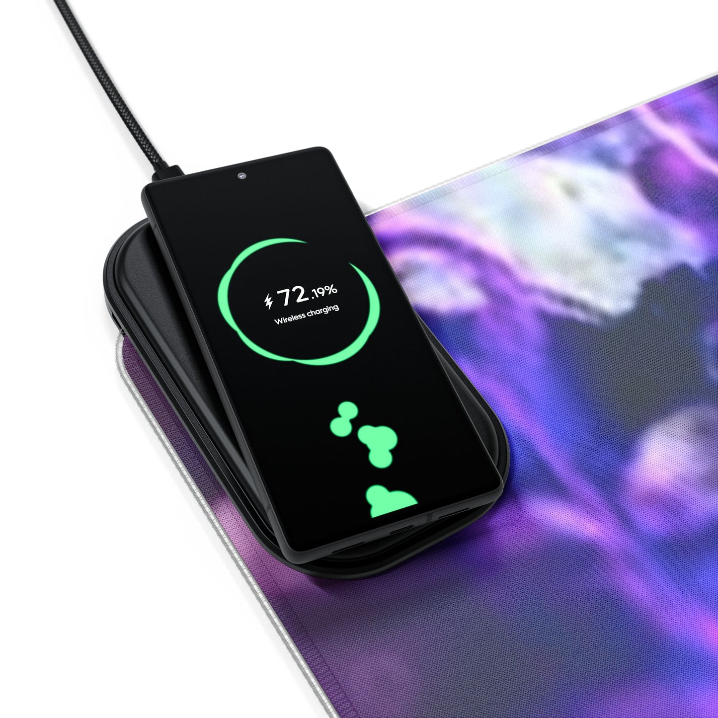 Naruto, Obito x madara - LED Gaming Mouse Pad, Wireless Charging