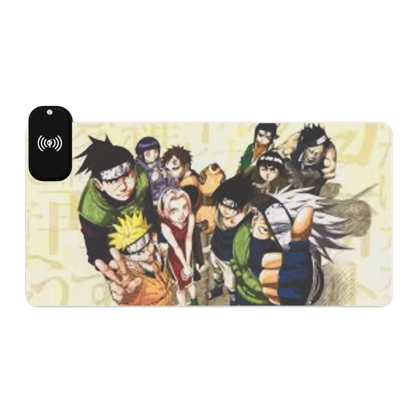 Naruto, LED Gaming Mouse Pad with Wireless Charging