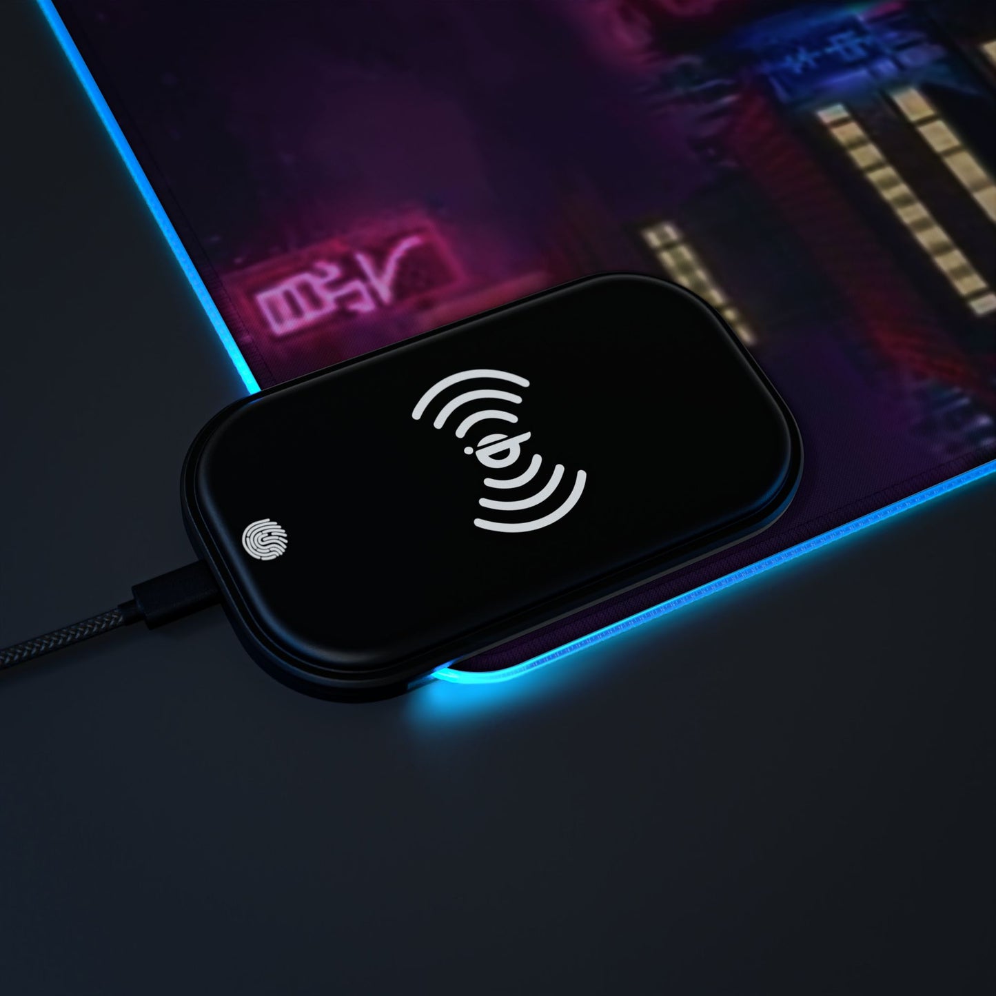 Naruto, Rain Village - LED Wireless Charging Gaming Mouse Pad