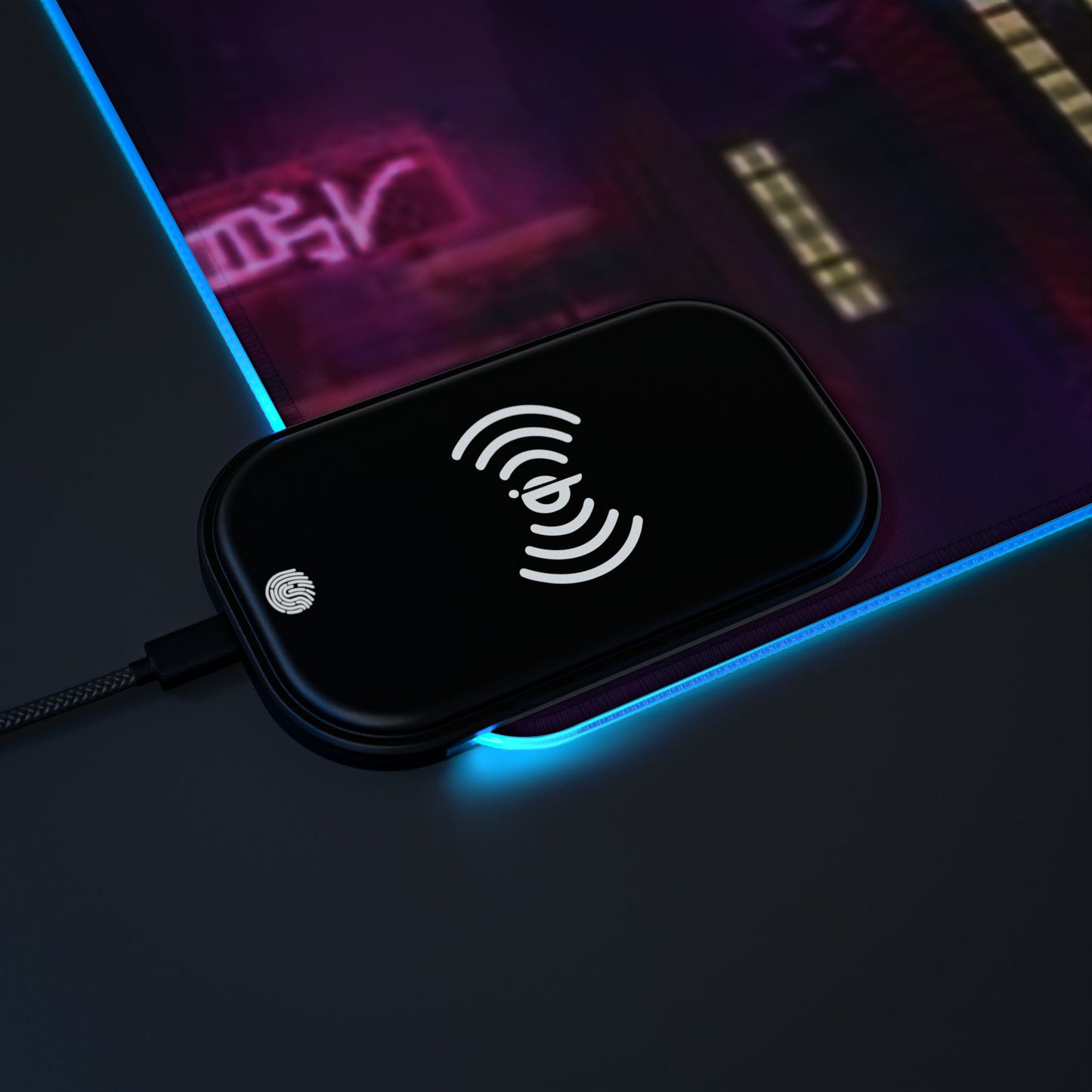 Naruto, Rain Village - LED Wireless Charging Gaming Mouse Pad