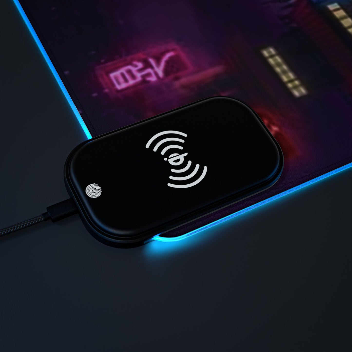 Naruto, Rain Village - LED Wireless Charging Gaming Mouse Pad
