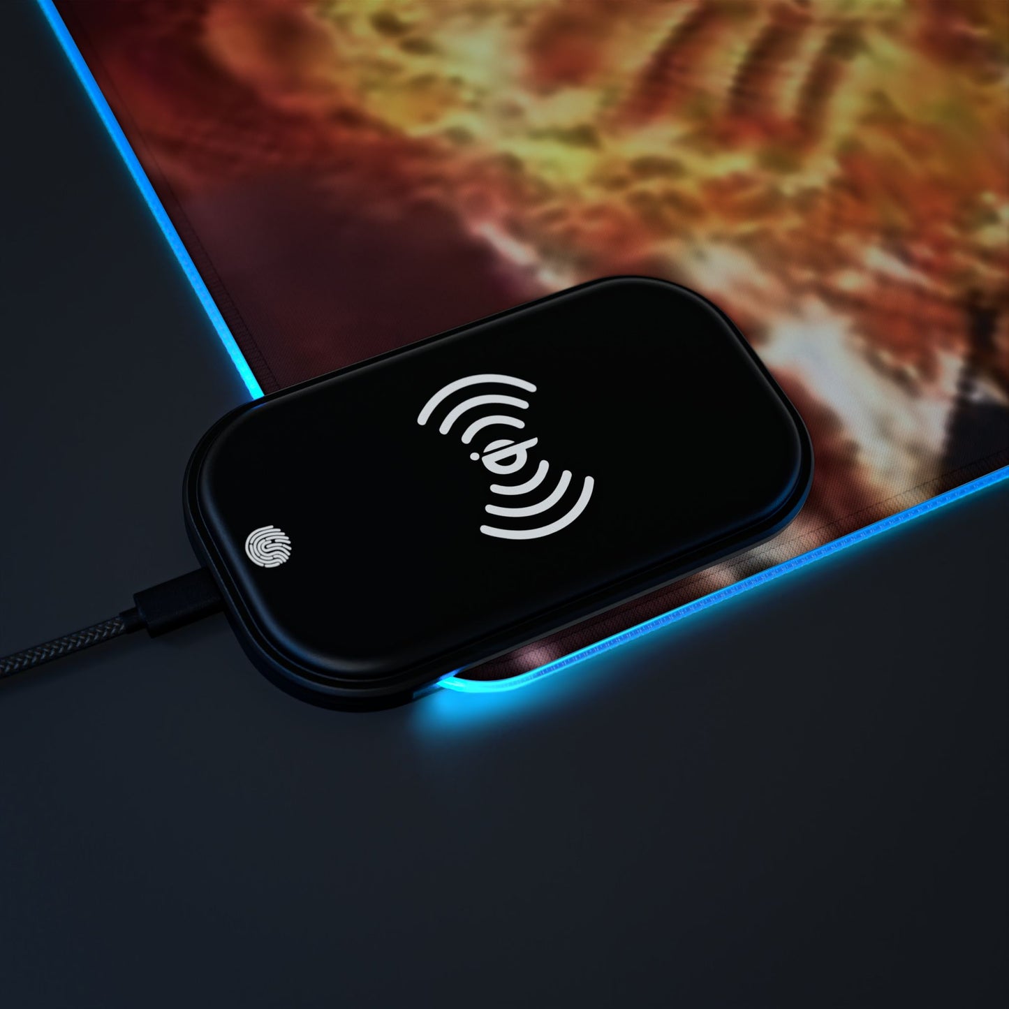 Luffy x Law - LED Gaming Mouse Pad with Wireless Charging