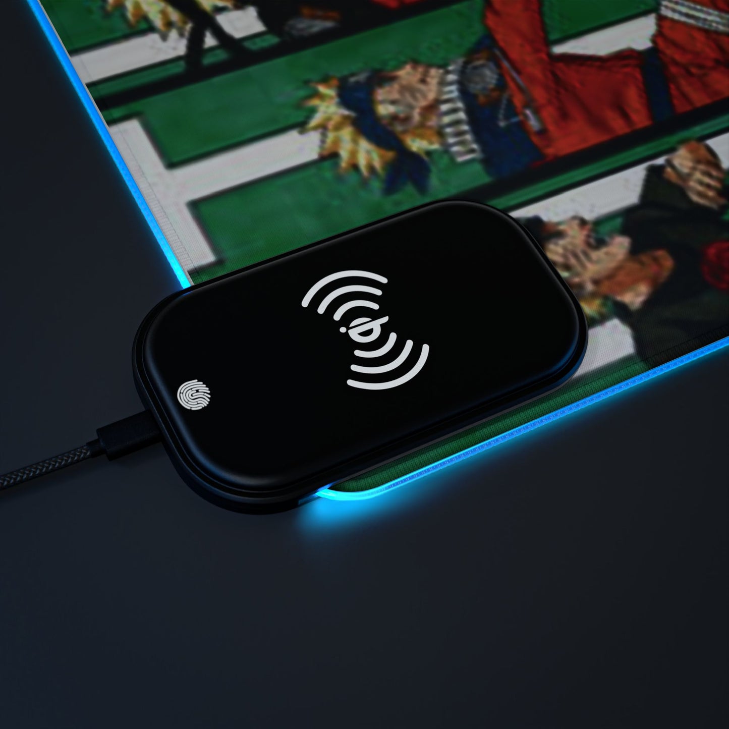 Naruto LED Wireless Charging Gaming Mouse Pad