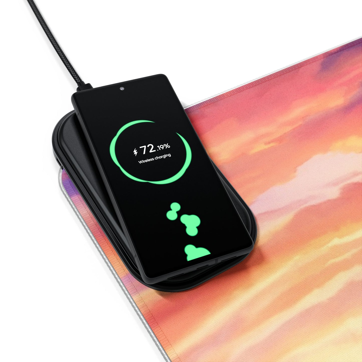 One piece - LED Gaming Mouse Pad with Wireless Charging