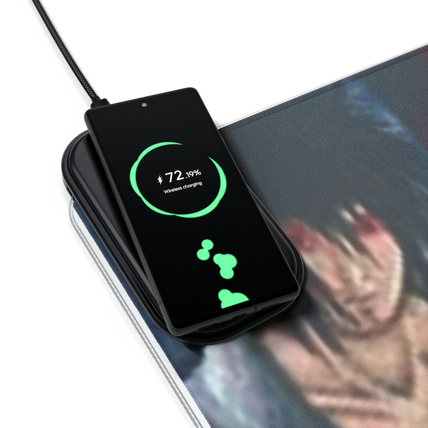 Naruto, Uchiha members - LED Wireless Charging Gaming Mouse Pad