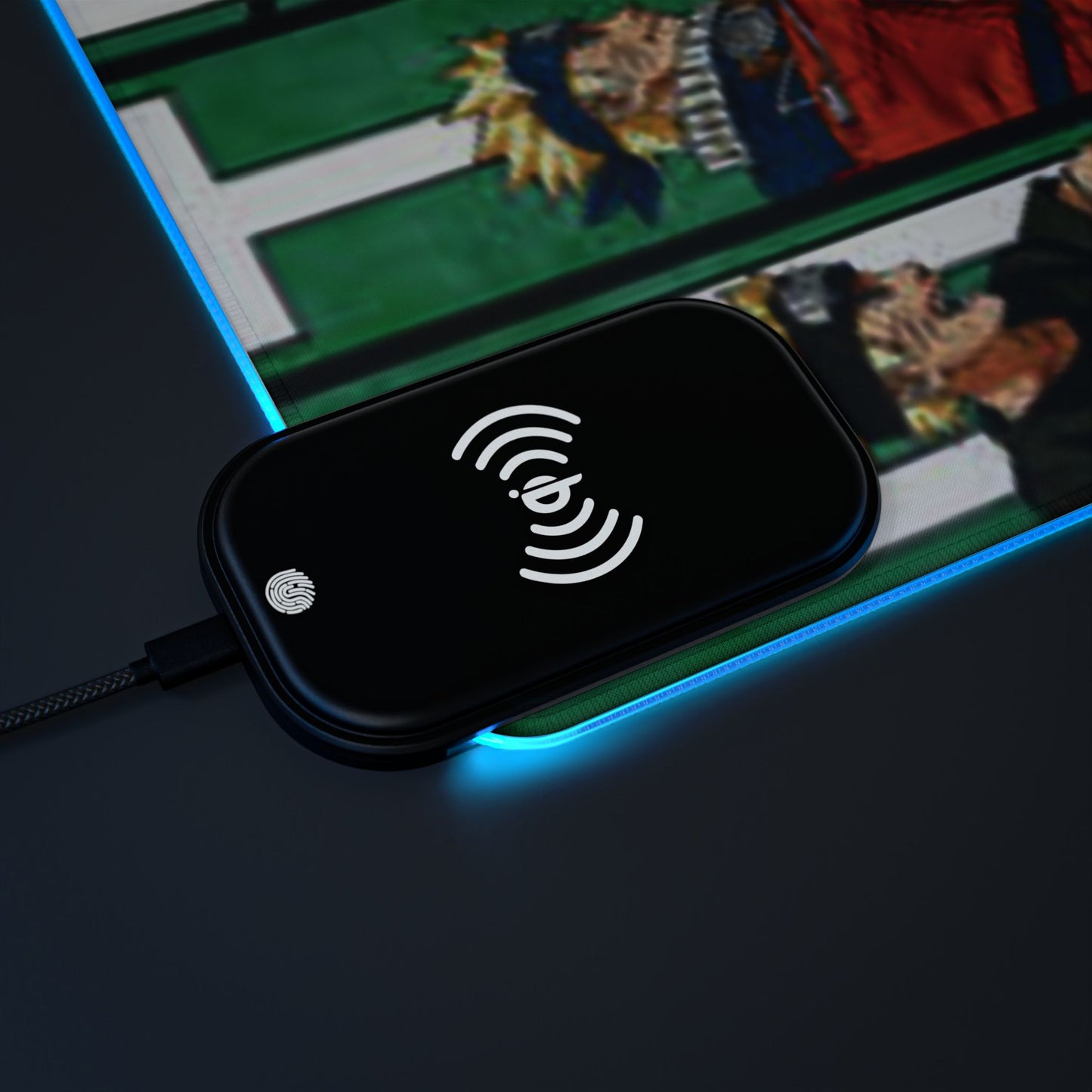 Naruto LED Wireless Charging Gaming Mouse Pad