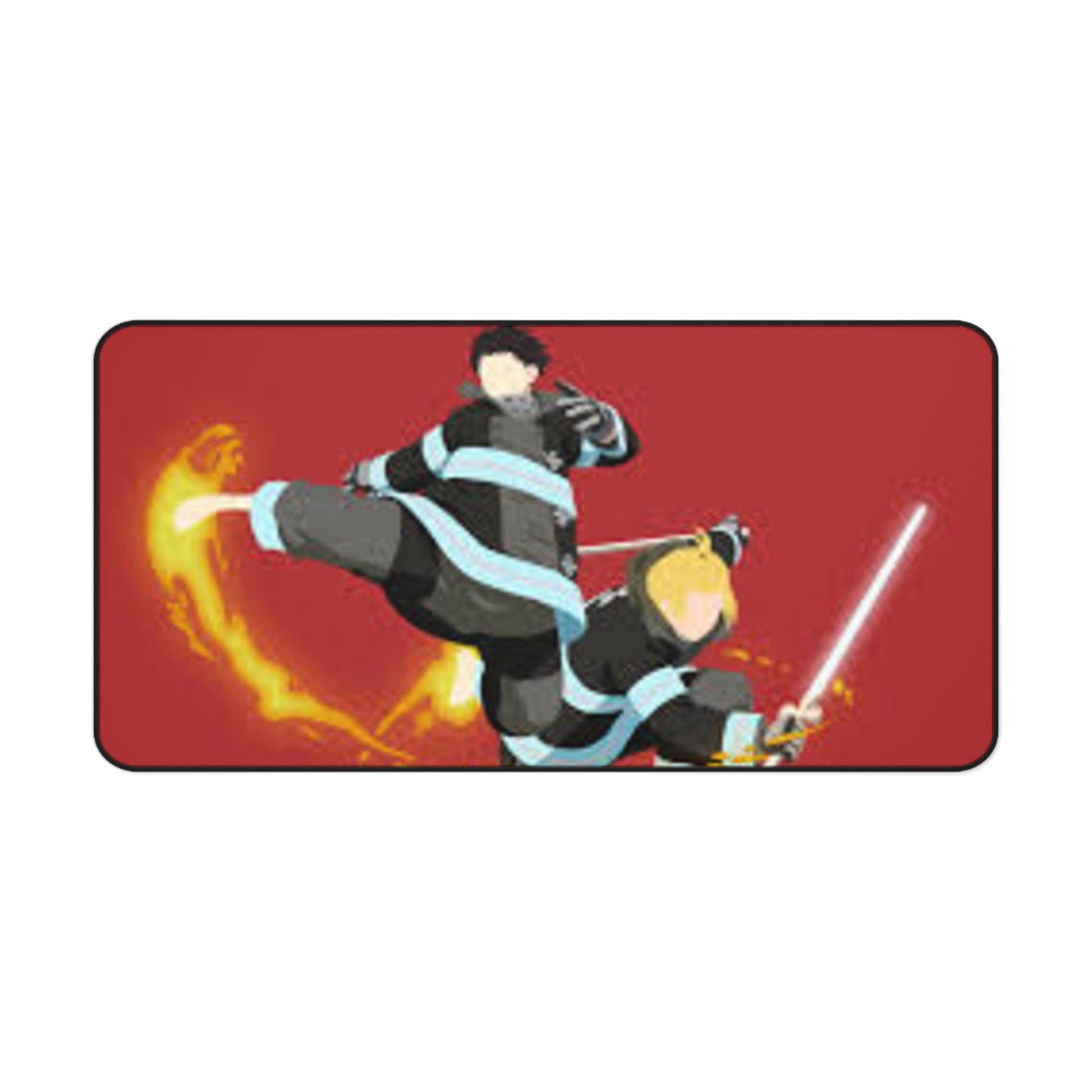 Fire force, Shinra x Arthur - Anime Desk Mat
