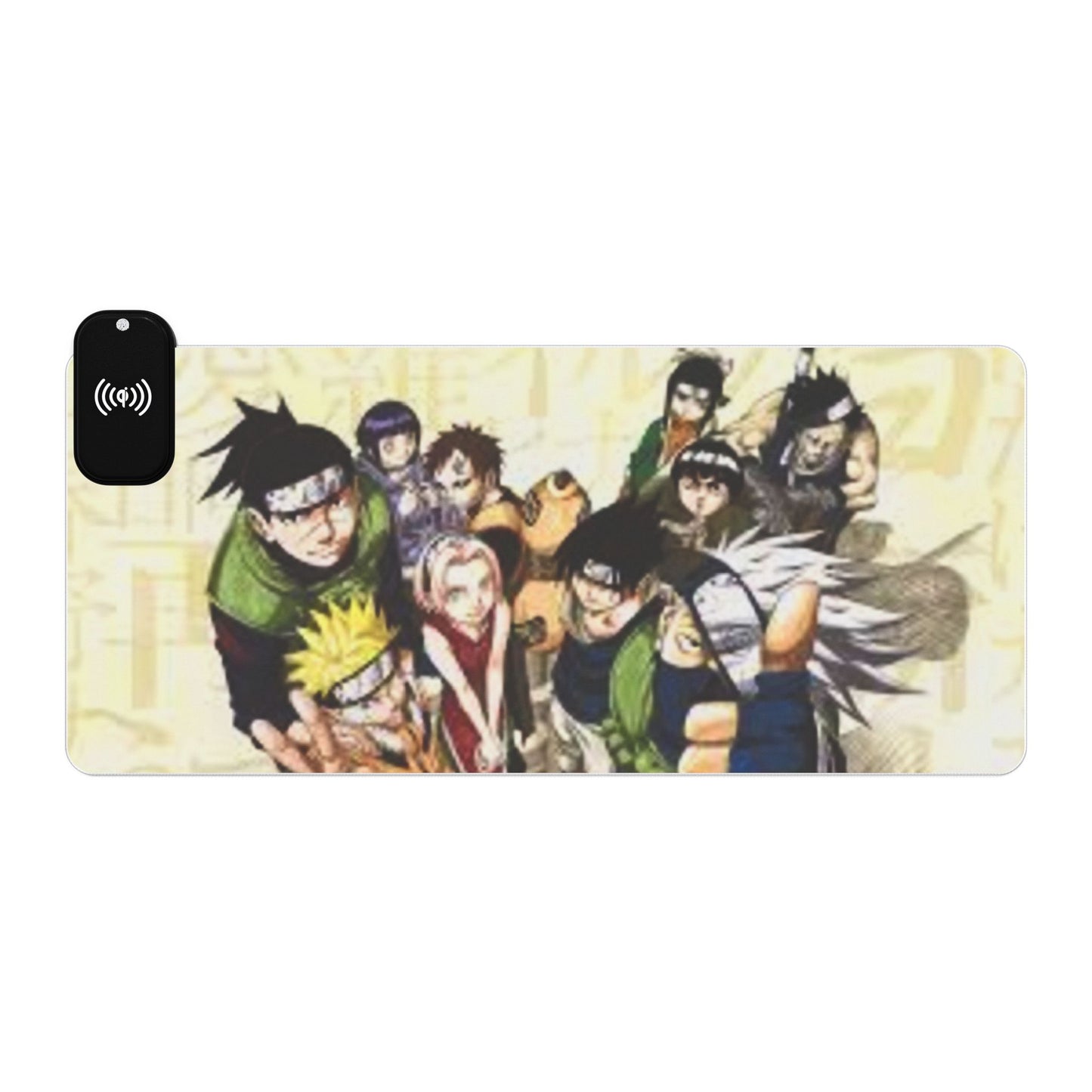 Naruto, LED Gaming Mouse Pad with Wireless Charging