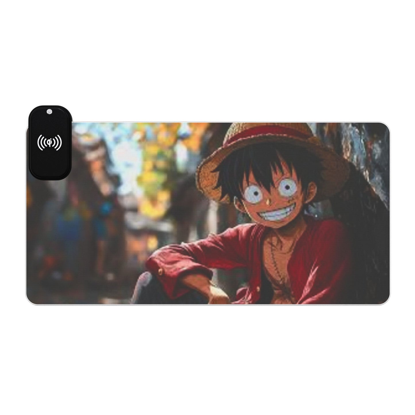 Luffy, one piece - LED Wireless Charging Gaming Mouse Pad
