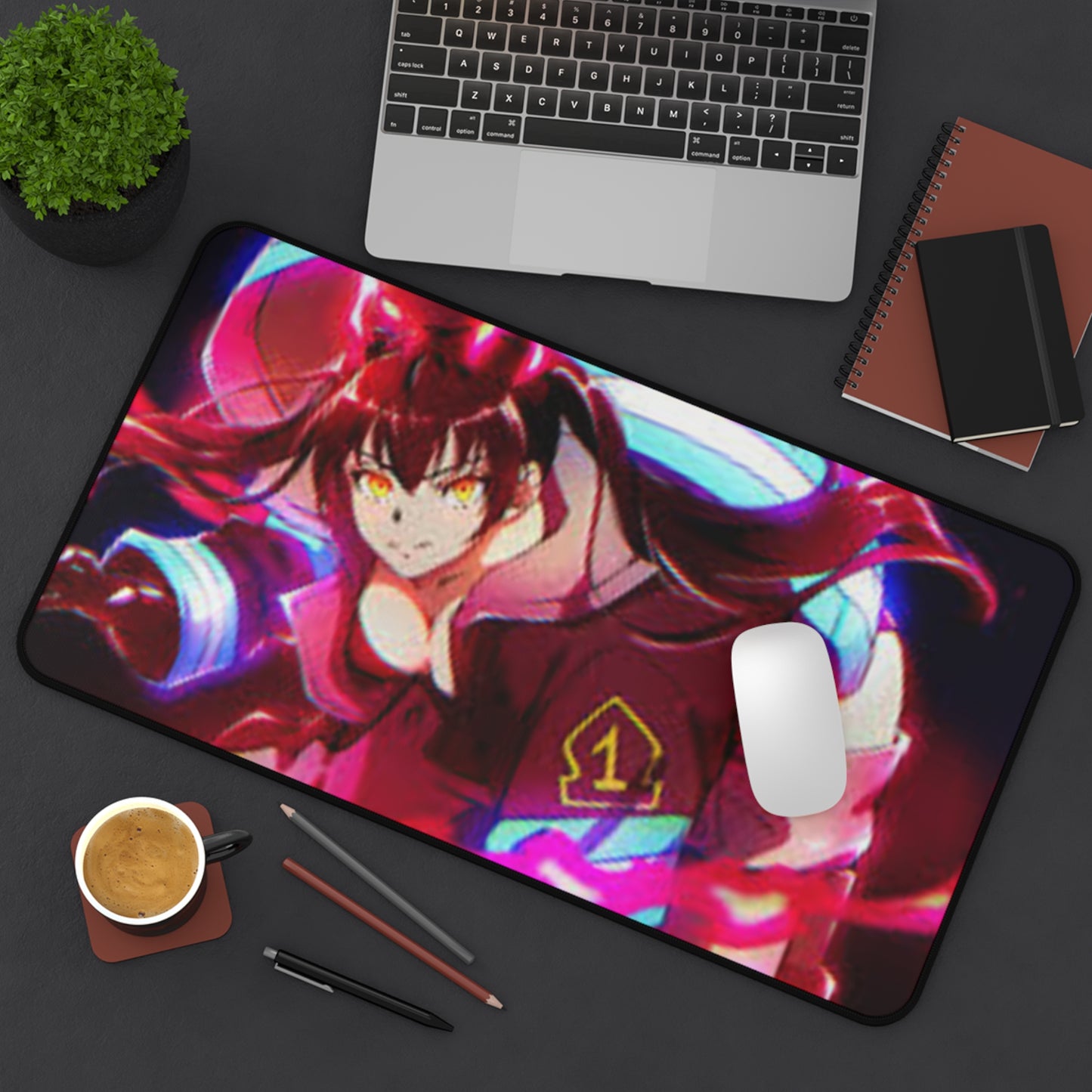 Fire force, Tamaki - Anime Desk Mat with Vibrant Design