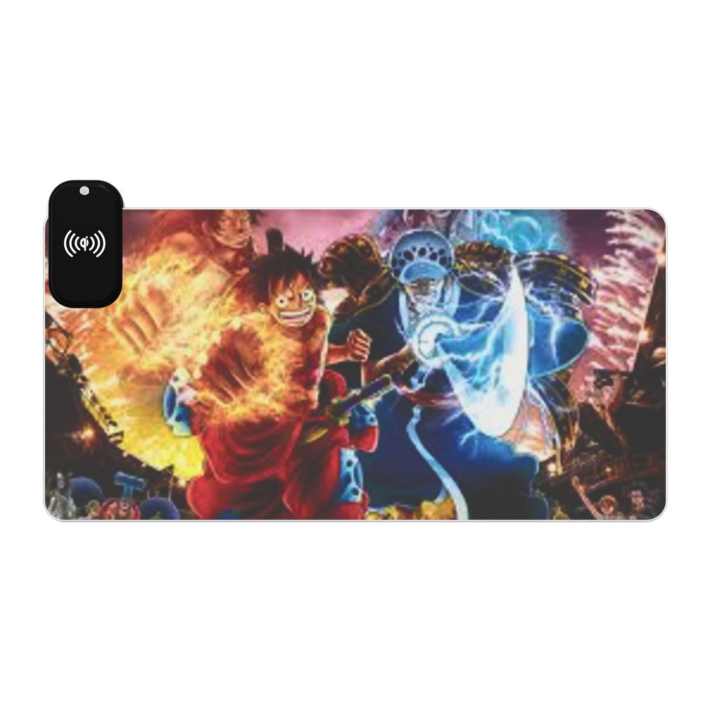 Luffy x Law - LED Gaming Mouse Pad with Wireless Charging