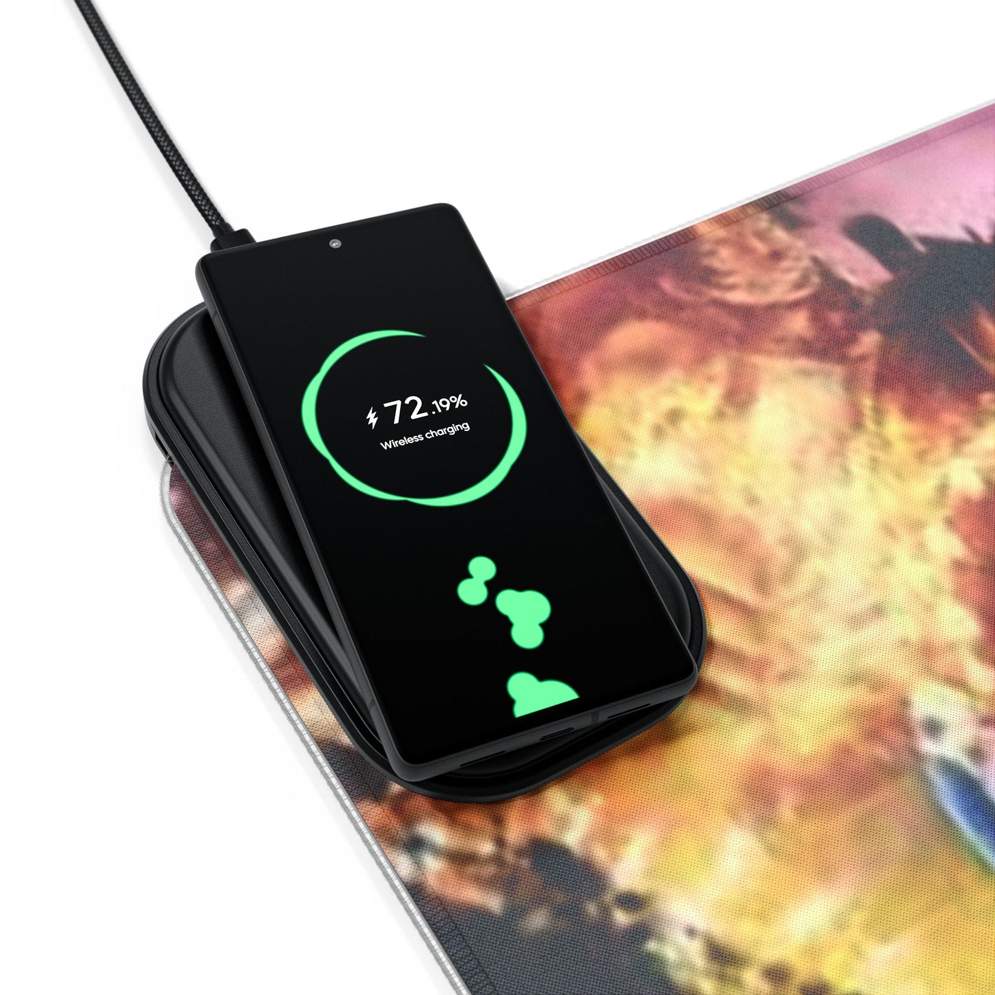 Luffy x Law - LED Gaming Mouse Pad with Wireless Charging