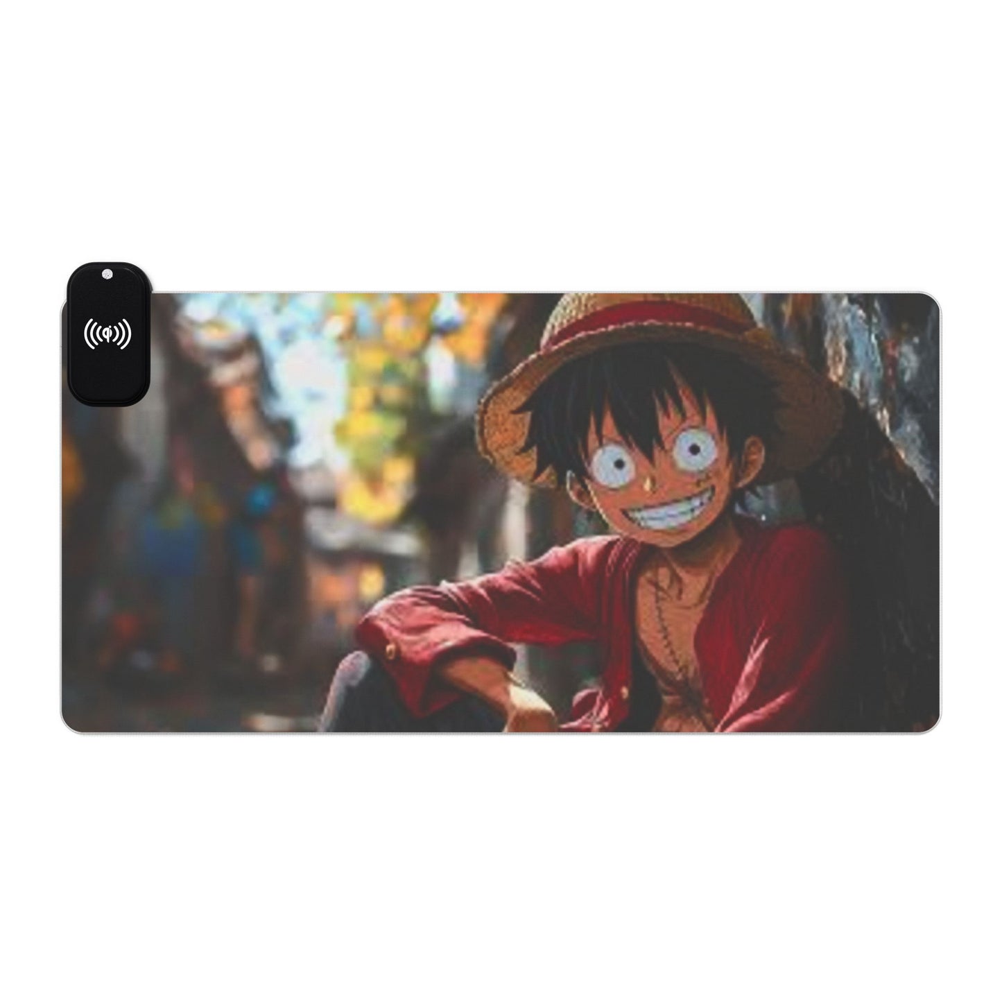 Luffy, one piece - LED Wireless Charging Gaming Mouse Pad
