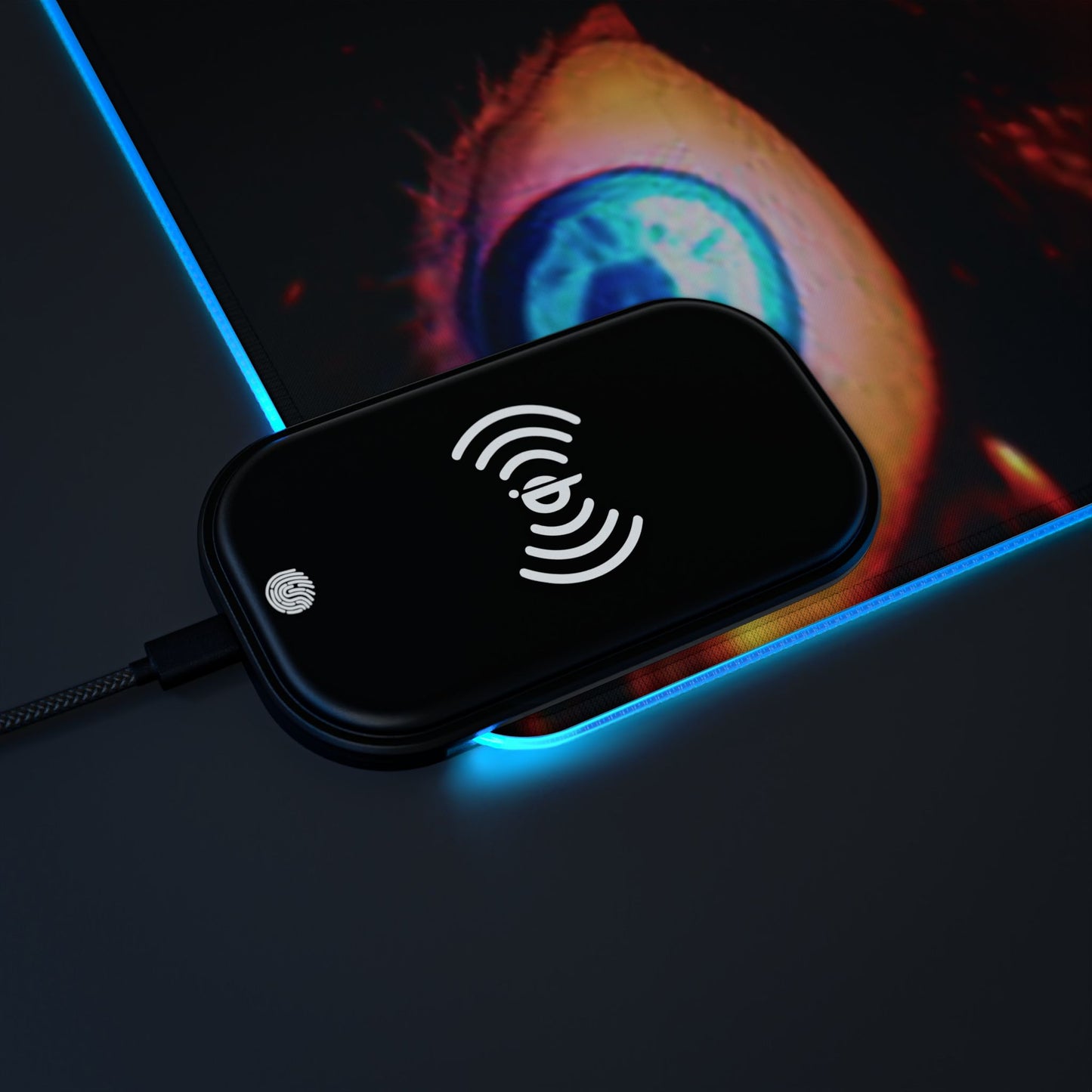 Jujutsu kaisen LED Gaming Mouse Pad with Wireless Charging