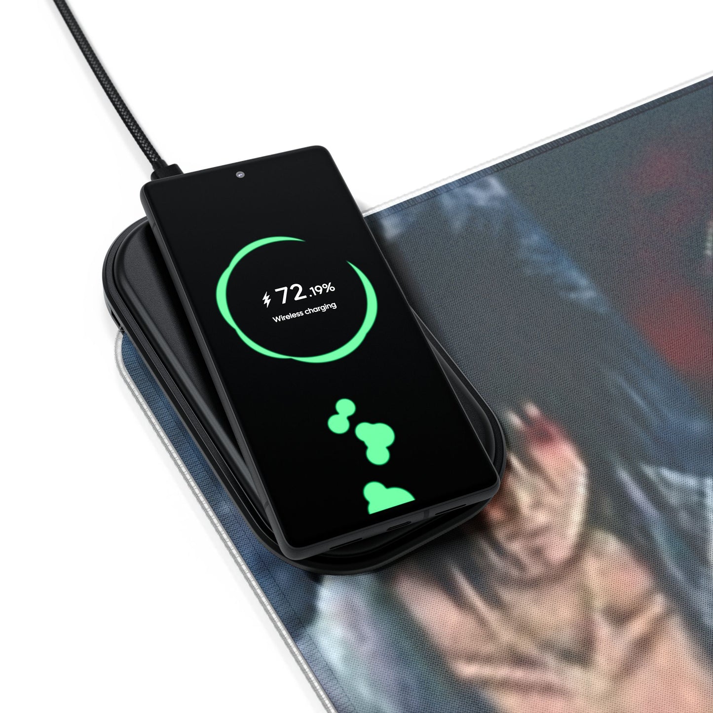 Naruto, Uchiha members - LED Wireless Charging Gaming Mouse Pad