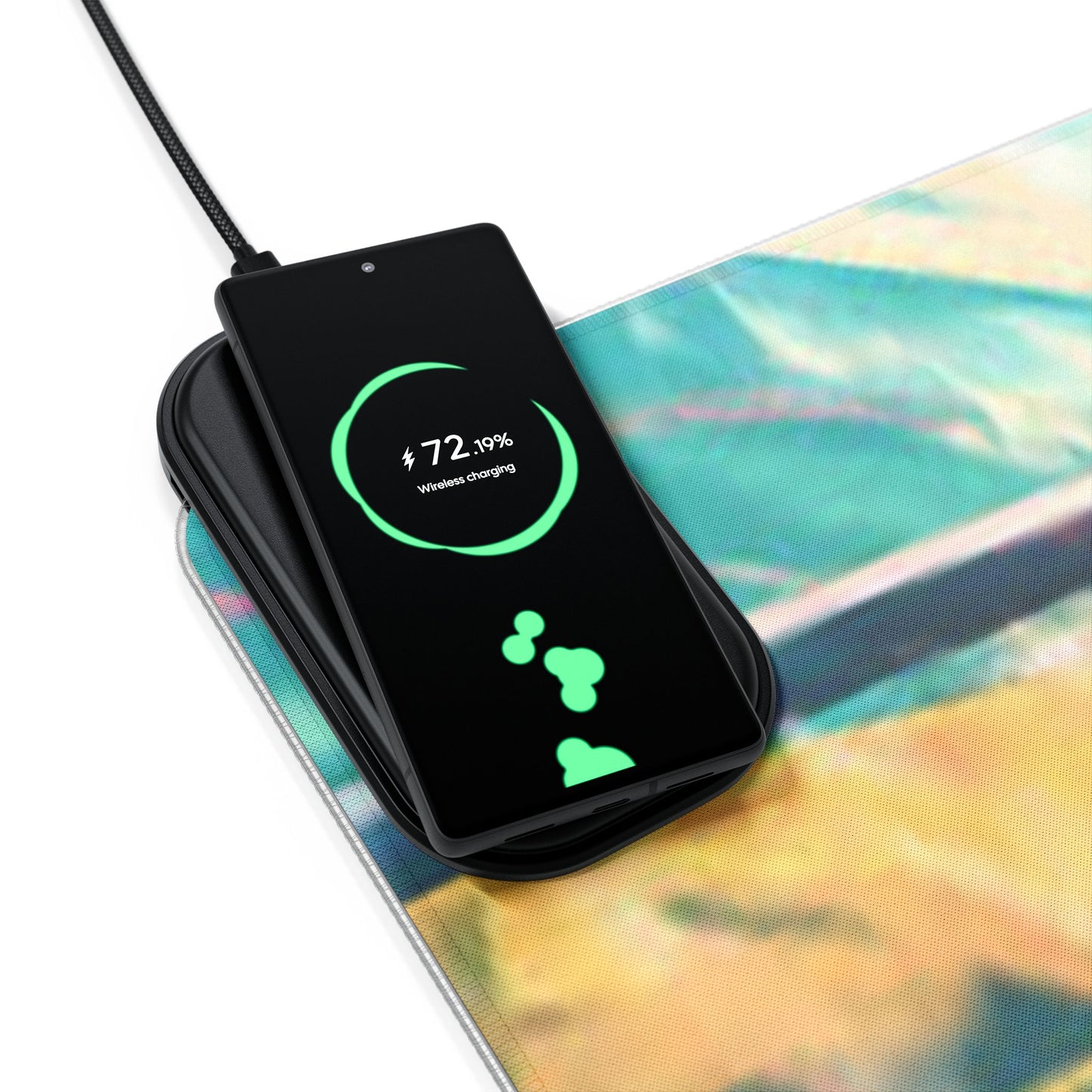 Zoro, one piece - LED Gaming Mouse Pad with Wireless Charging