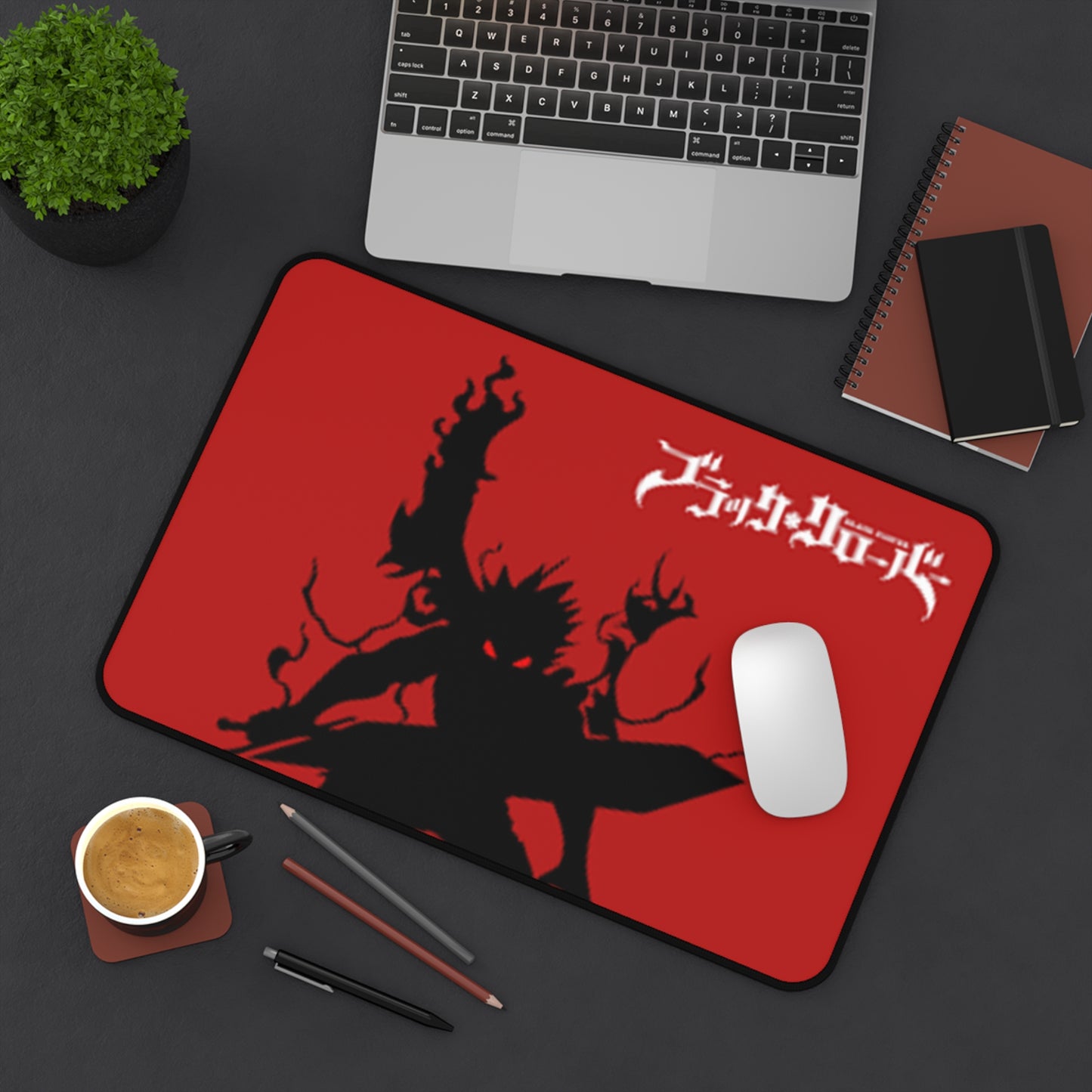 Black clover - Stylish Desk Mat with Bold Design