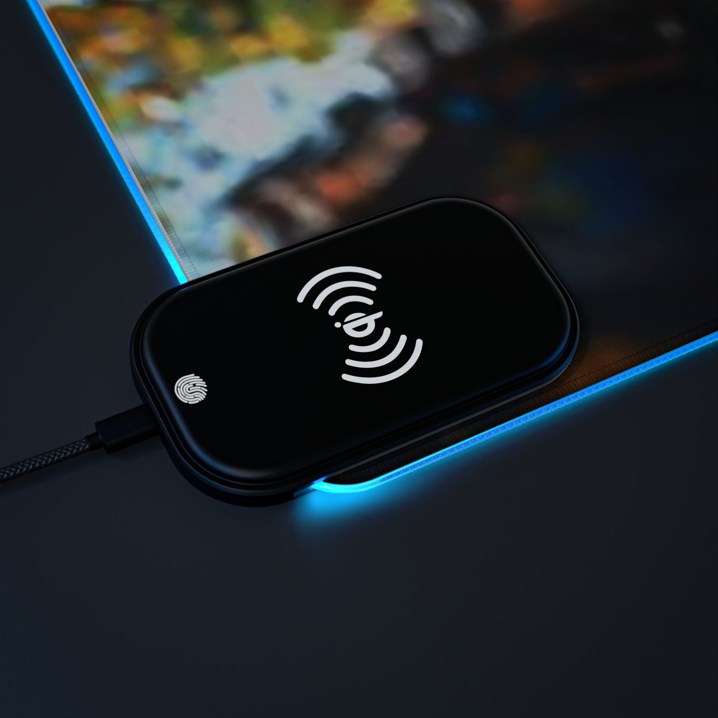 Luffy, one piece - LED Wireless Charging Gaming Mouse Pad