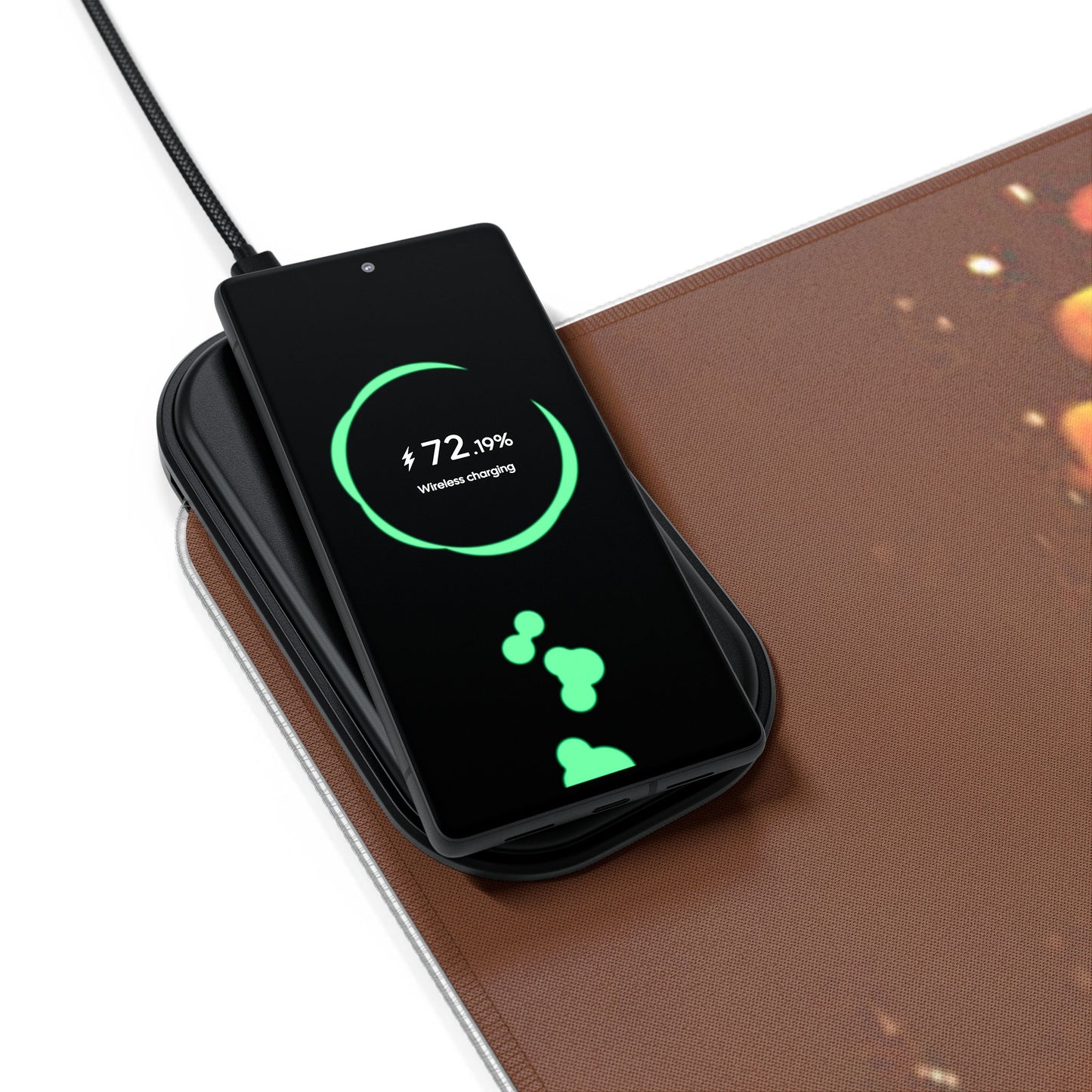 LED Gaming Mouse Pad with Wireless Charging - Ace, one piece