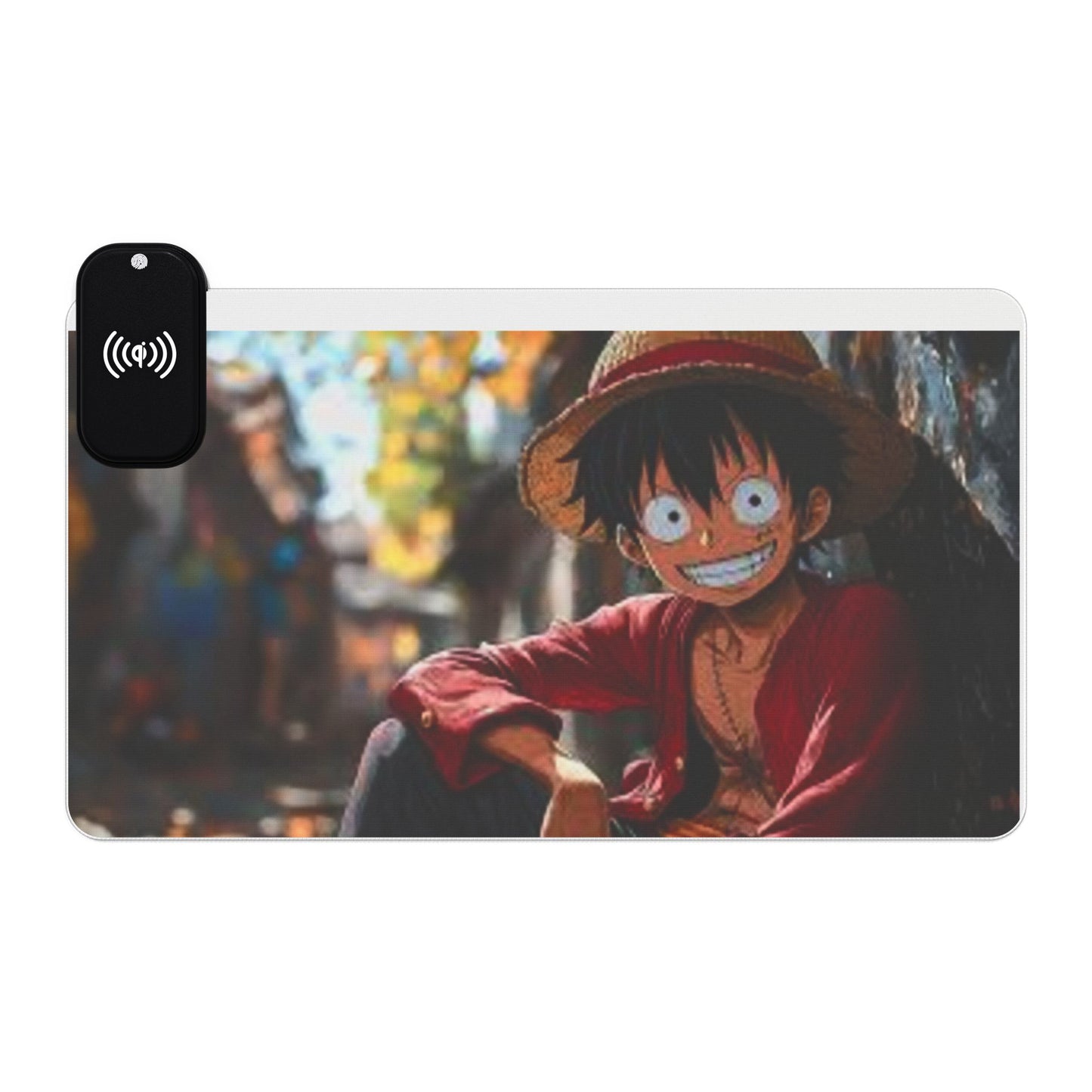 Luffy, one piece - LED Wireless Charging Gaming Mouse Pad