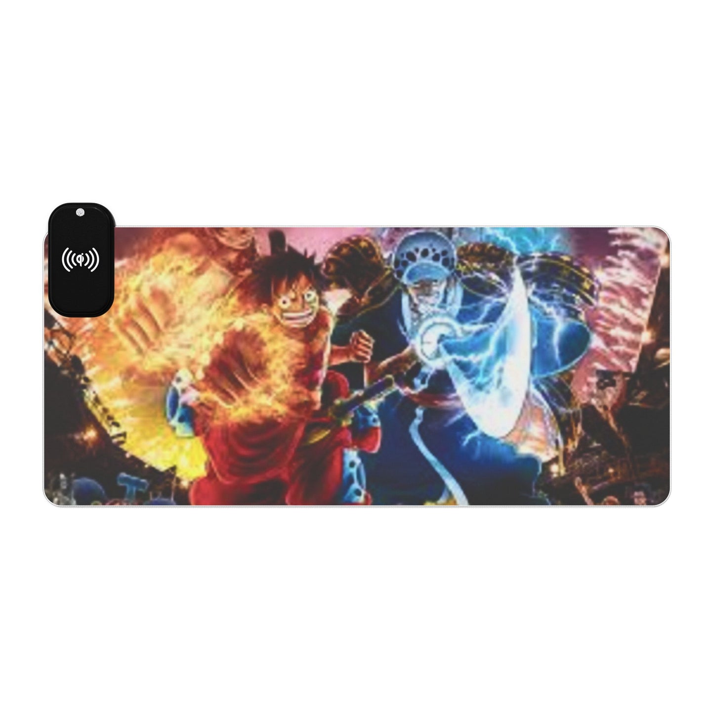 Luffy x Law - LED Gaming Mouse Pad with Wireless Charging