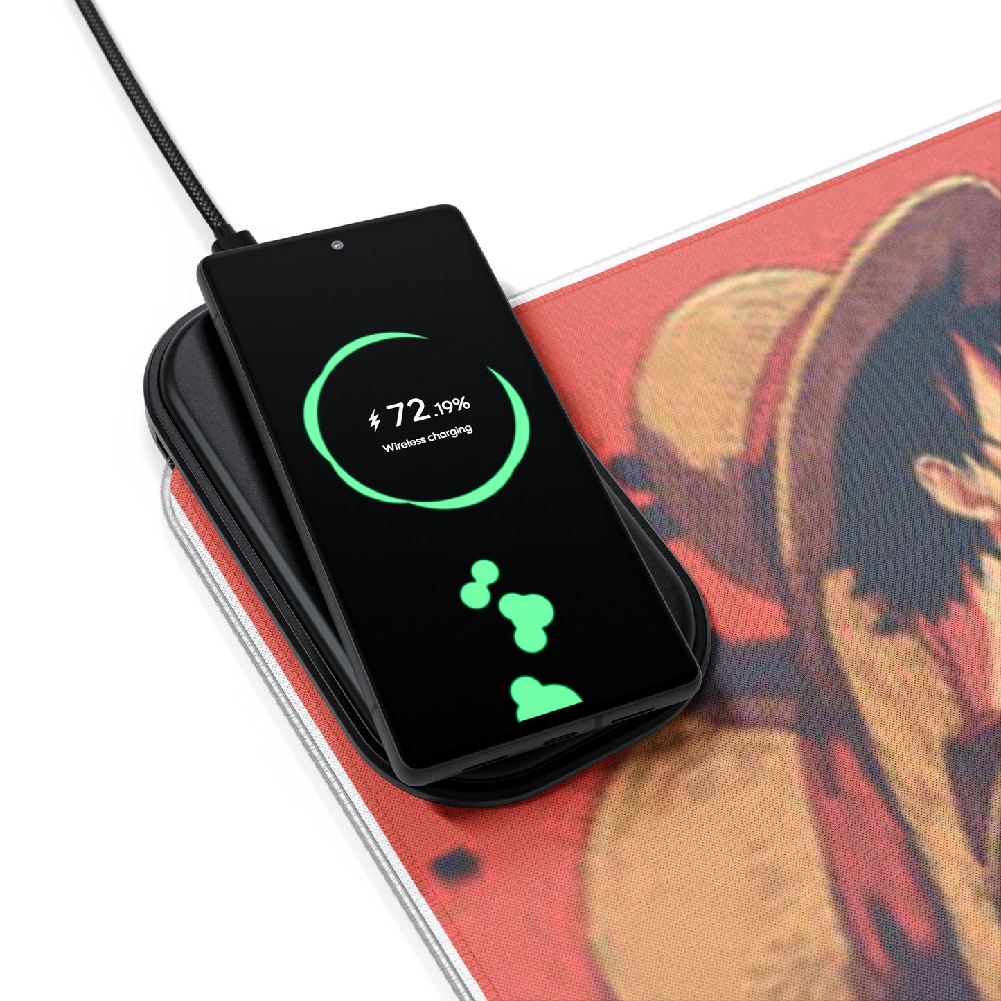 Luffy, One piece - LED Wireless Charging Gaming Mouse Pad