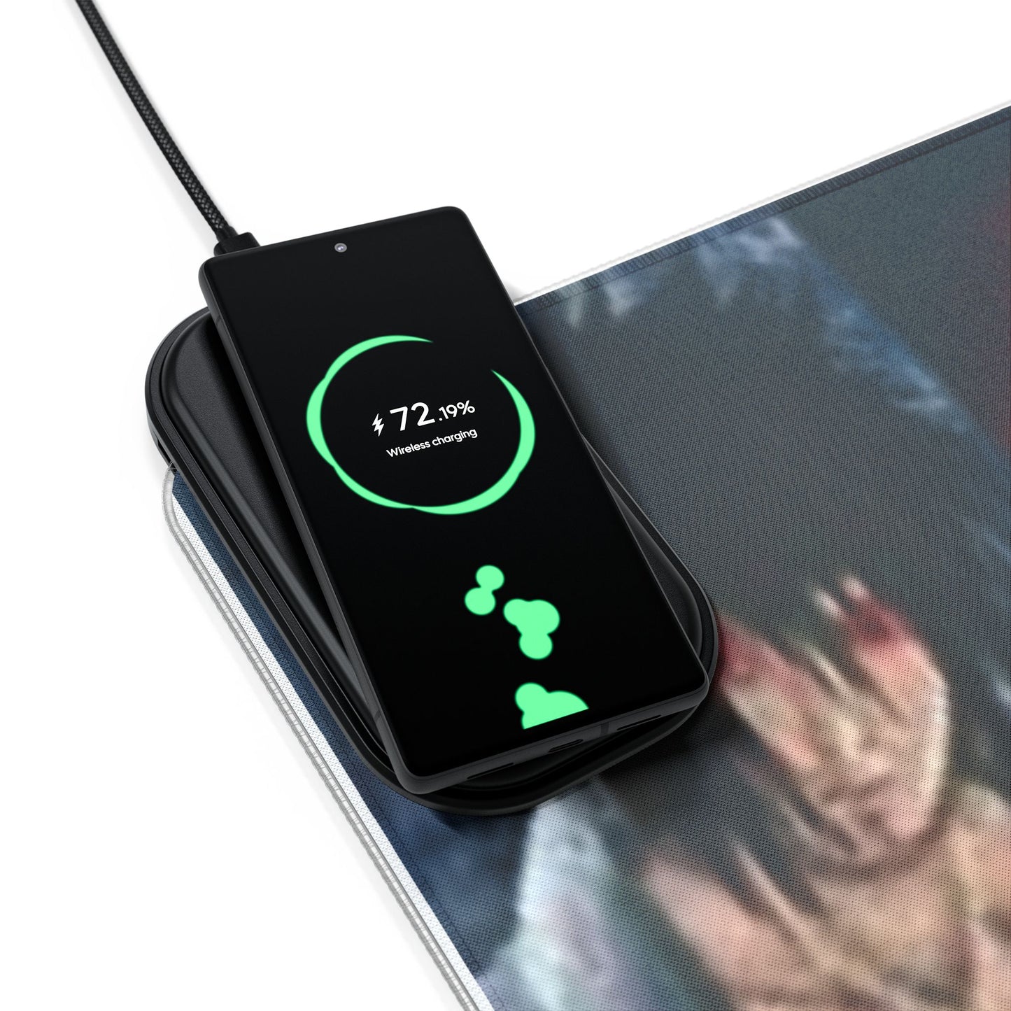 Naruto, Uchiha members - LED Wireless Charging Gaming Mouse Pad