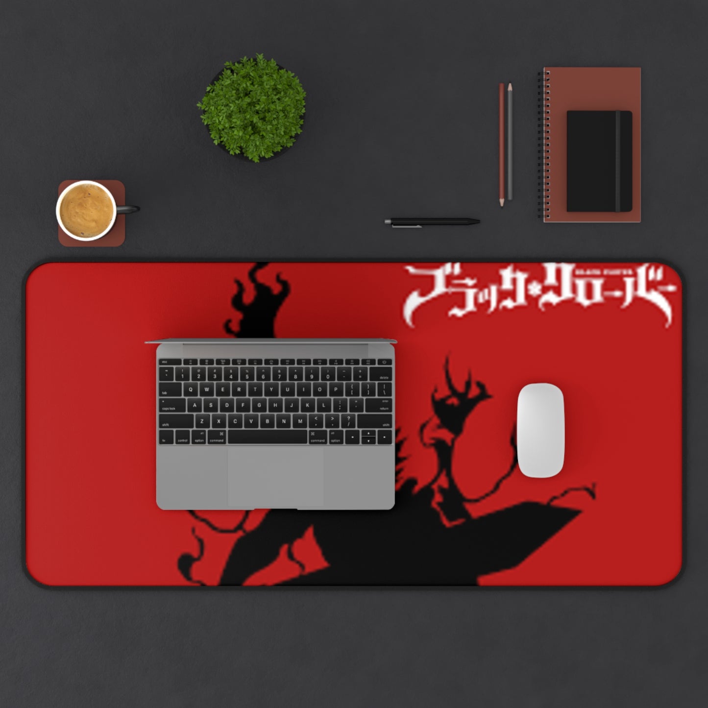 Black clover - Stylish Desk Mat with Bold Design