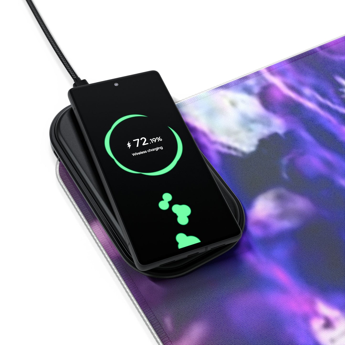 Naruto, Obito x madara - LED Gaming Mouse Pad, Wireless Charging