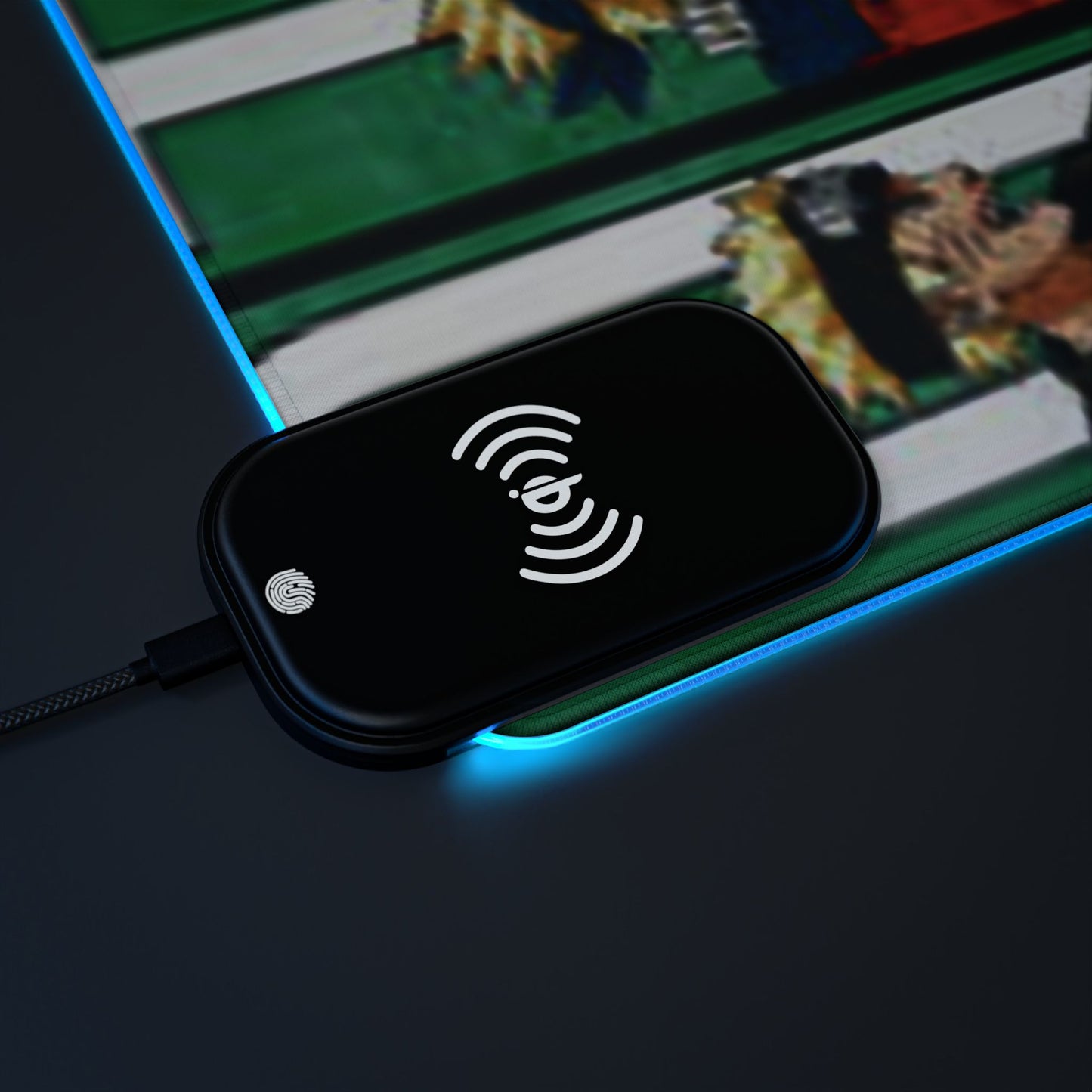 Naruto LED Wireless Charging Gaming Mouse Pad