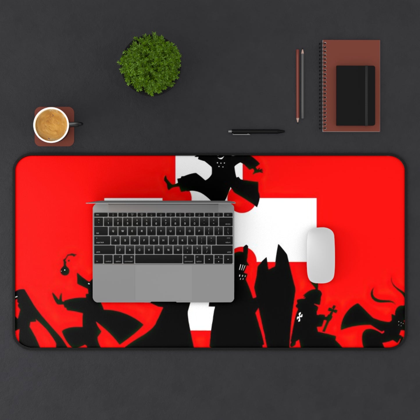 Fire force, company 8 - Anime-Inspired Desk Mat