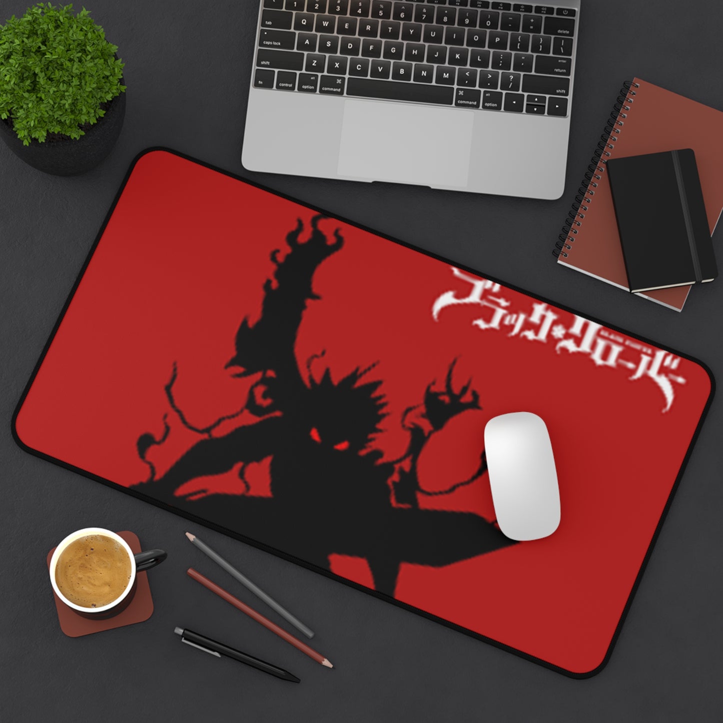 Black clover - Stylish Desk Mat with Bold Design