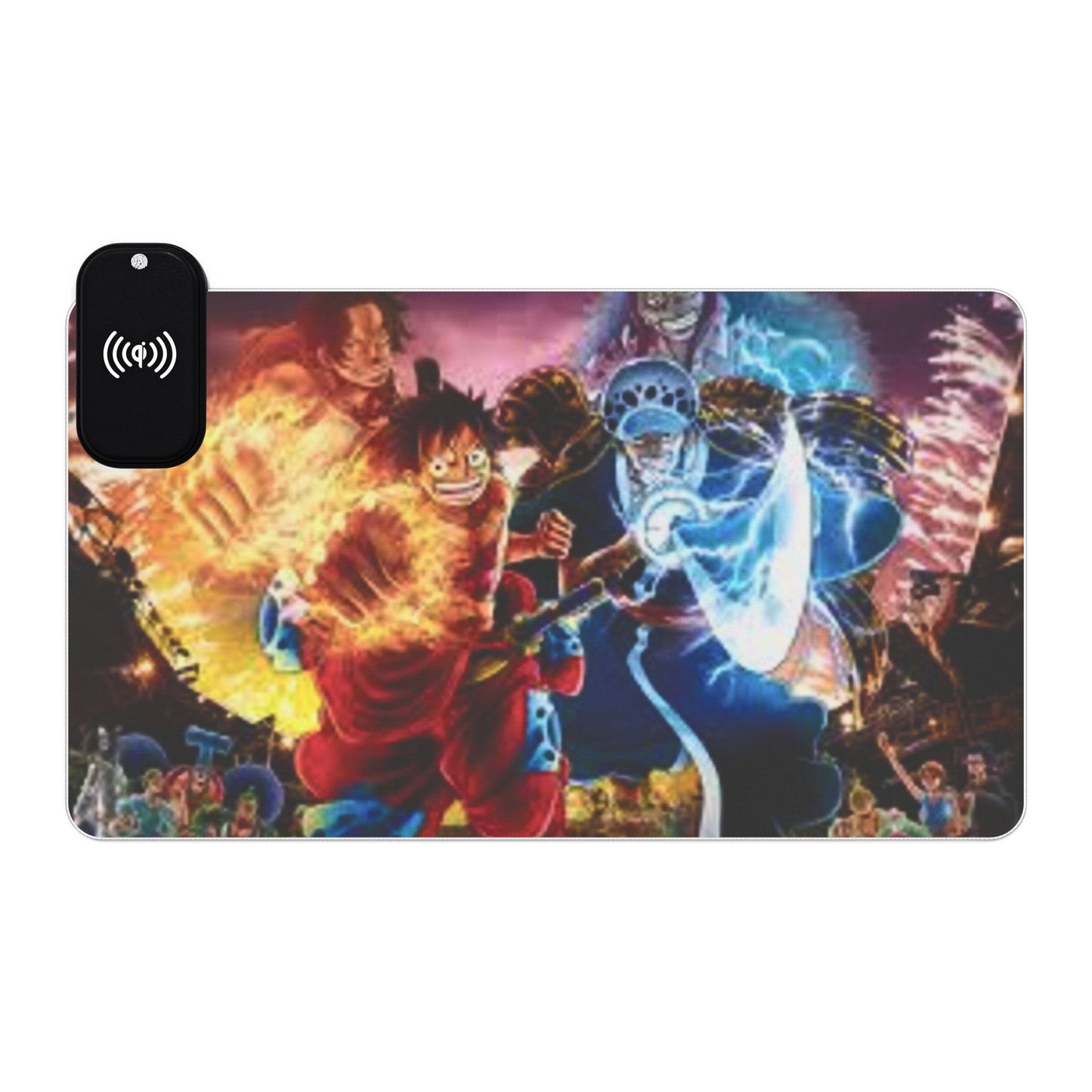 Luffy x Law - LED Gaming Mouse Pad with Wireless Charging