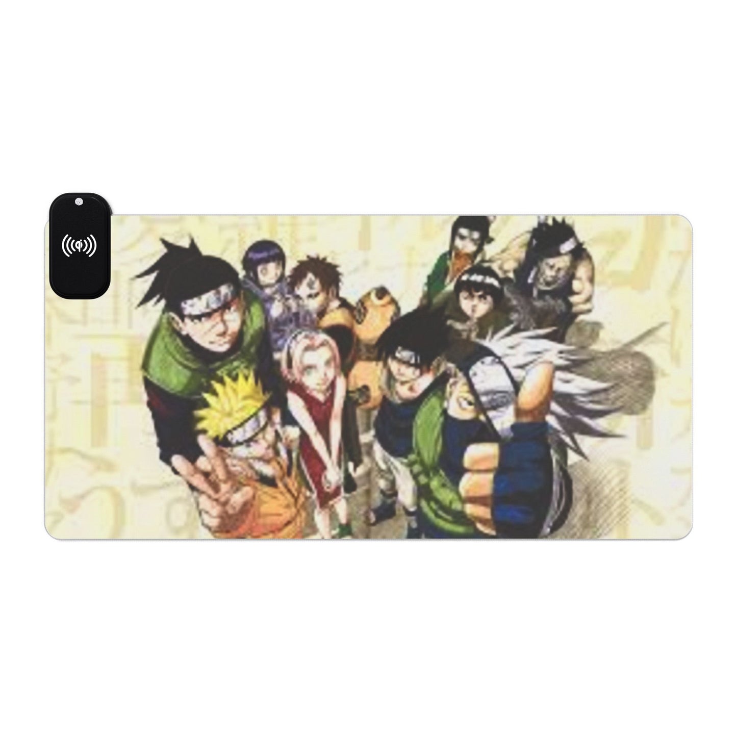 Naruto, LED Gaming Mouse Pad with Wireless Charging