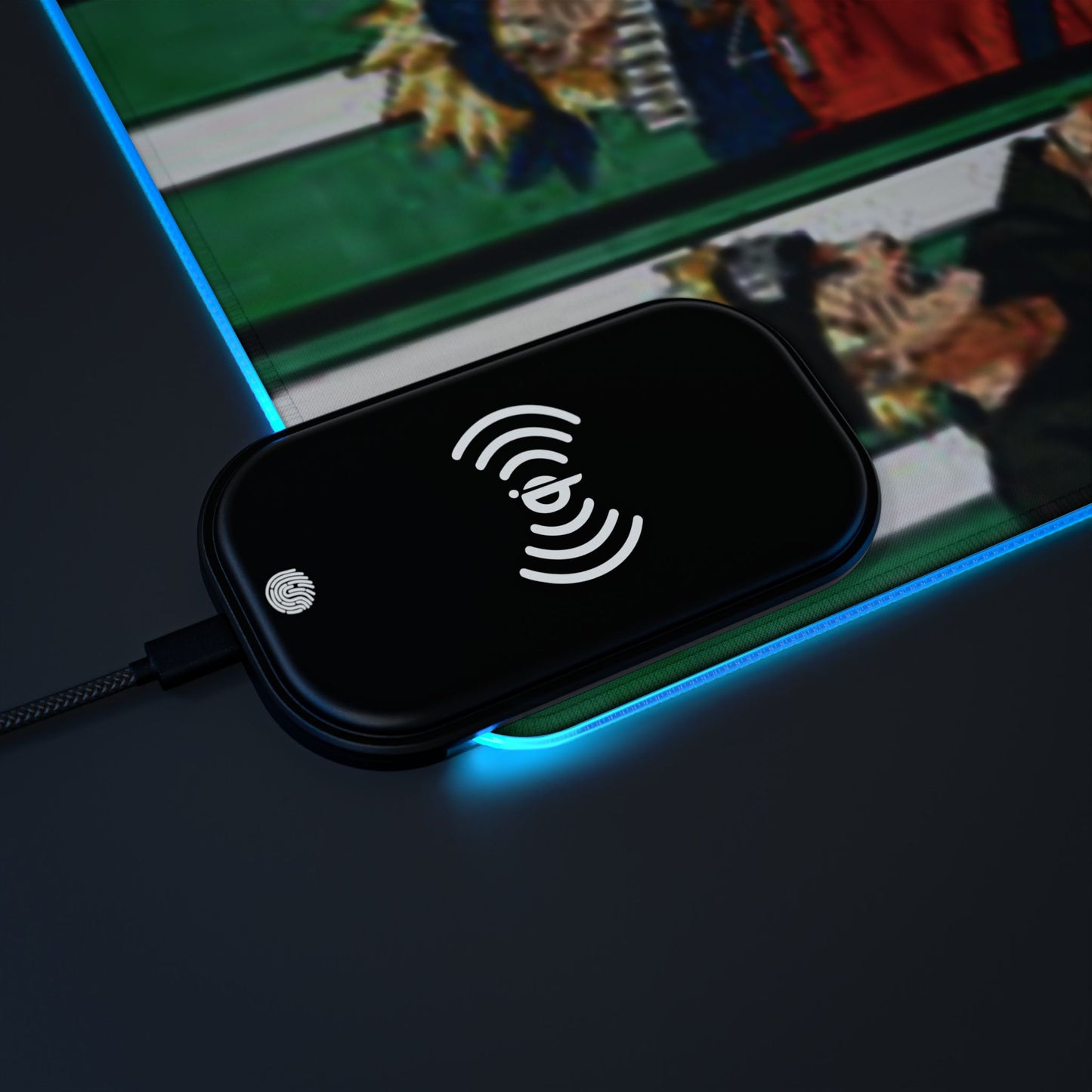 Naruto LED Wireless Charging Gaming Mouse Pad