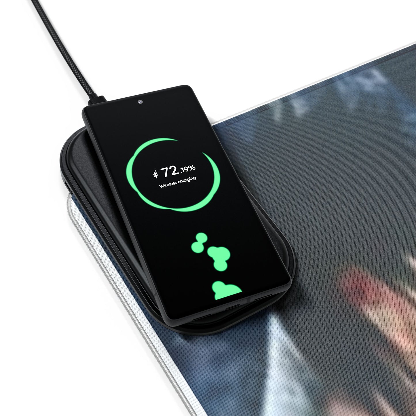 Naruto, Uchiha members - LED Wireless Charging Gaming Mouse Pad
